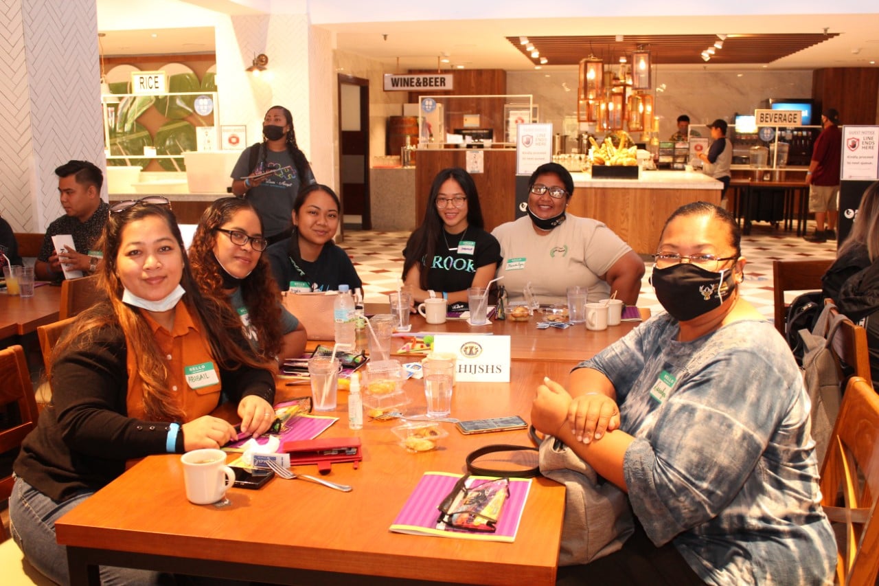 Participants from Hopwood Middle School.