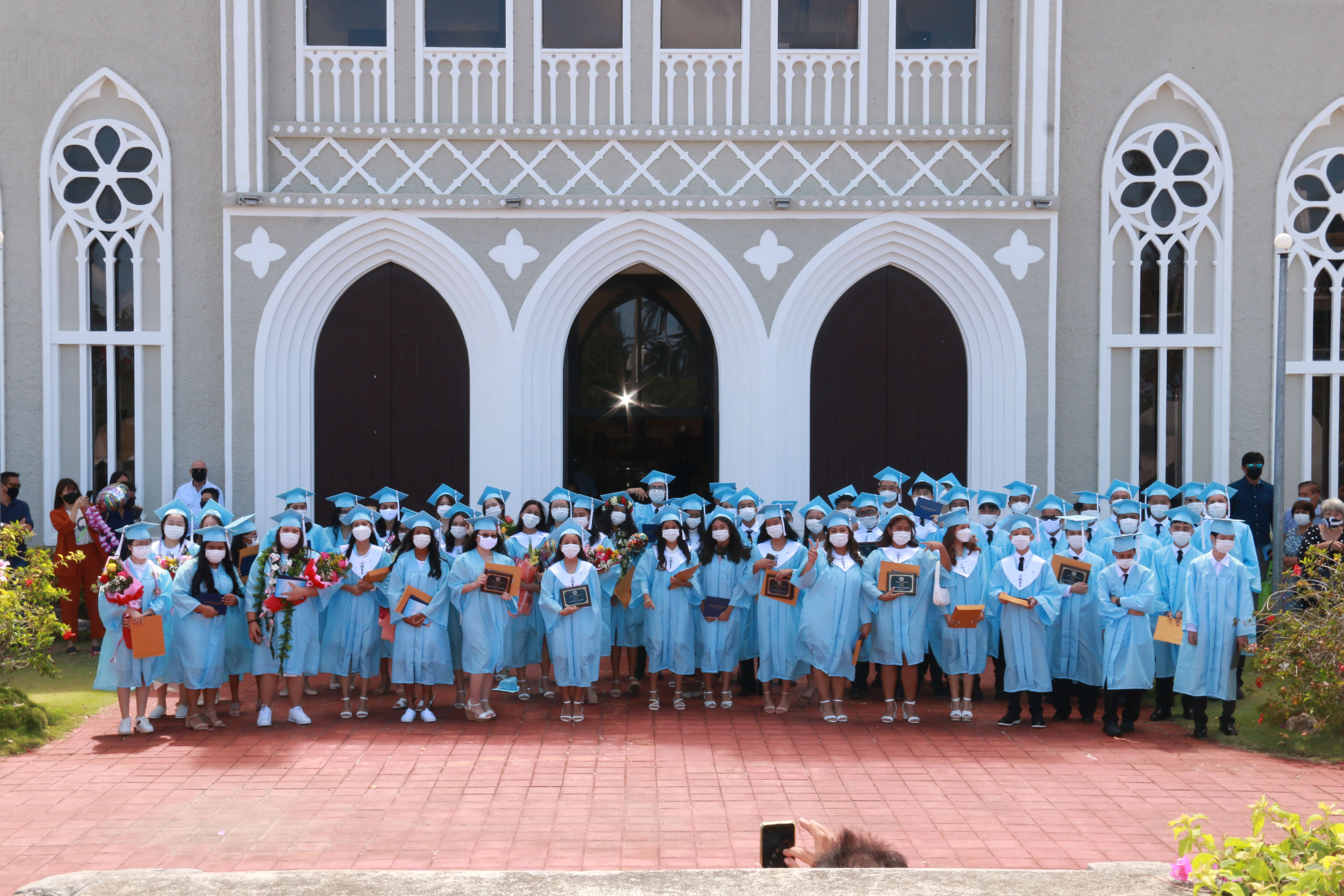 Mount Carmel School conferred 59 certificates of promotion to the eighth-grade class of 2021.