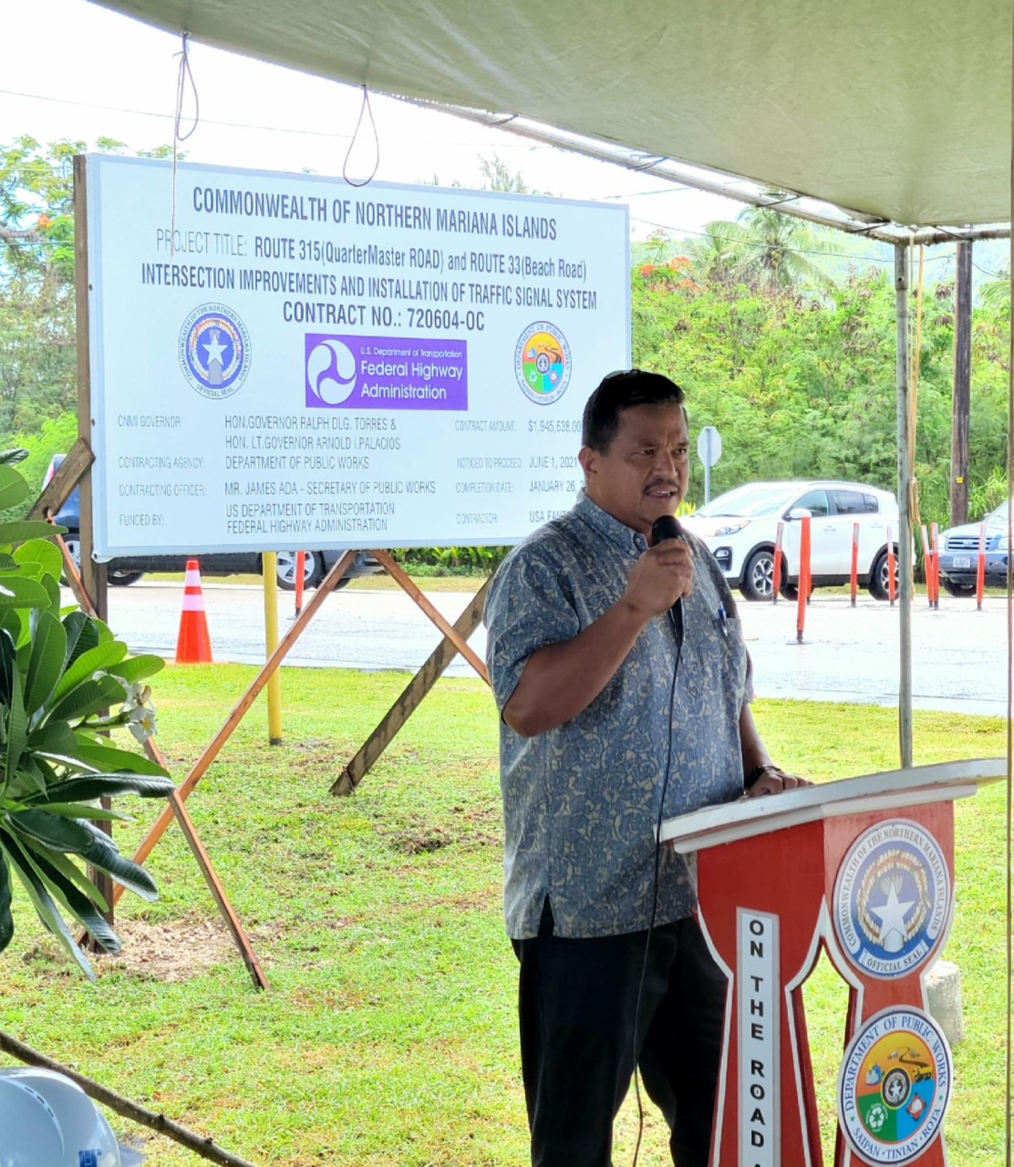 Senate President Jude U. Hofschneider 