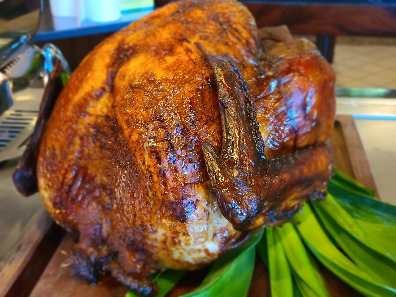 Asian-style roast whole turkey