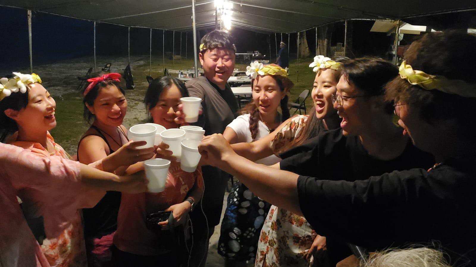 Social media influencers from South Korea are hosted at a welcoming dinner by the mayor of Rota.