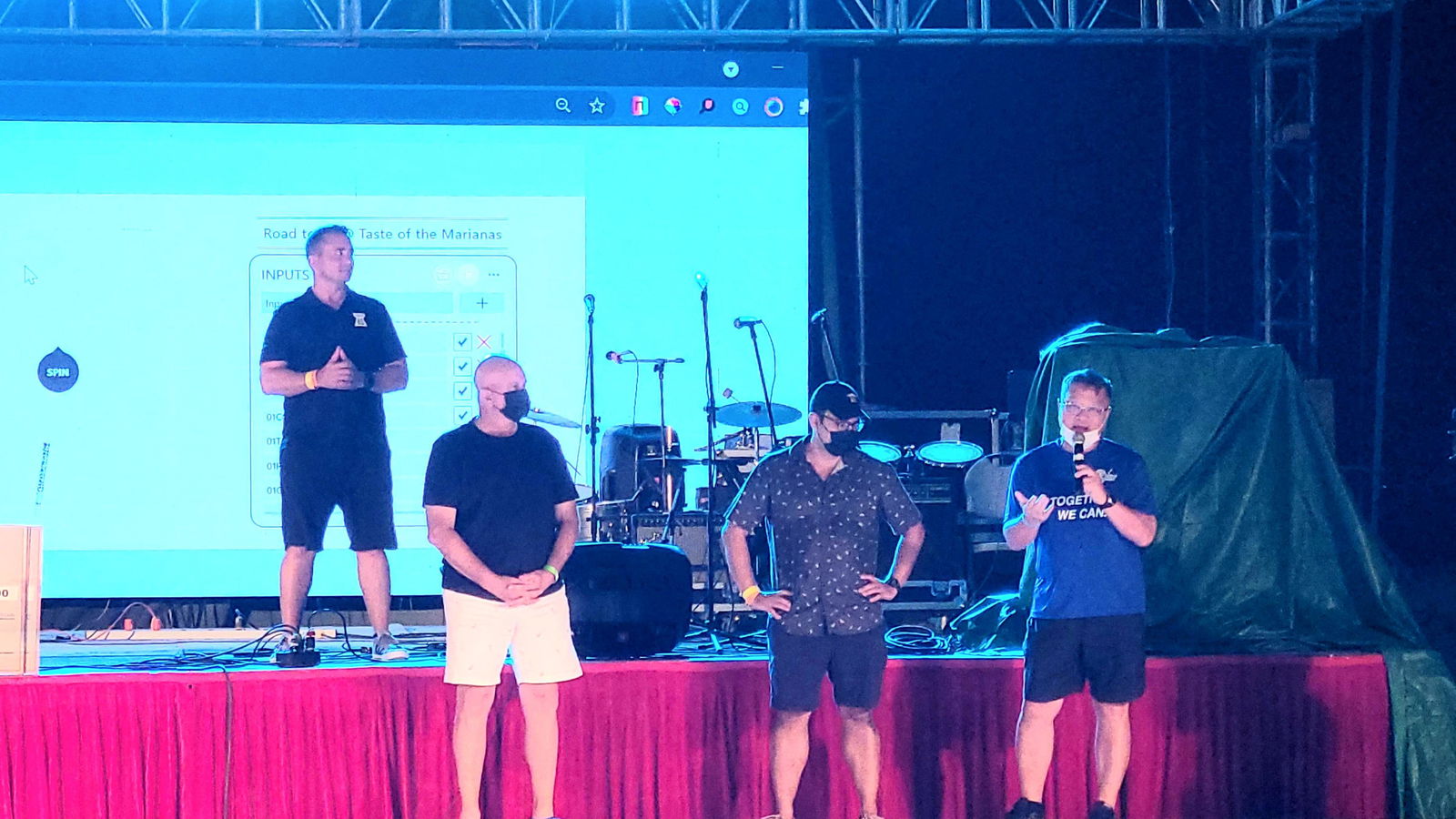 Bridge Capital LLC vice president/general manager Bart Jackson, J.C. Tenorio Enterprises vice president Bo Palacios, and Tan Holdings Corp. chief executive officer and president Jerry Tan gave remarks on behalf of their companies who were joint contributors in the Nissan Rogue Sport raffle prize.