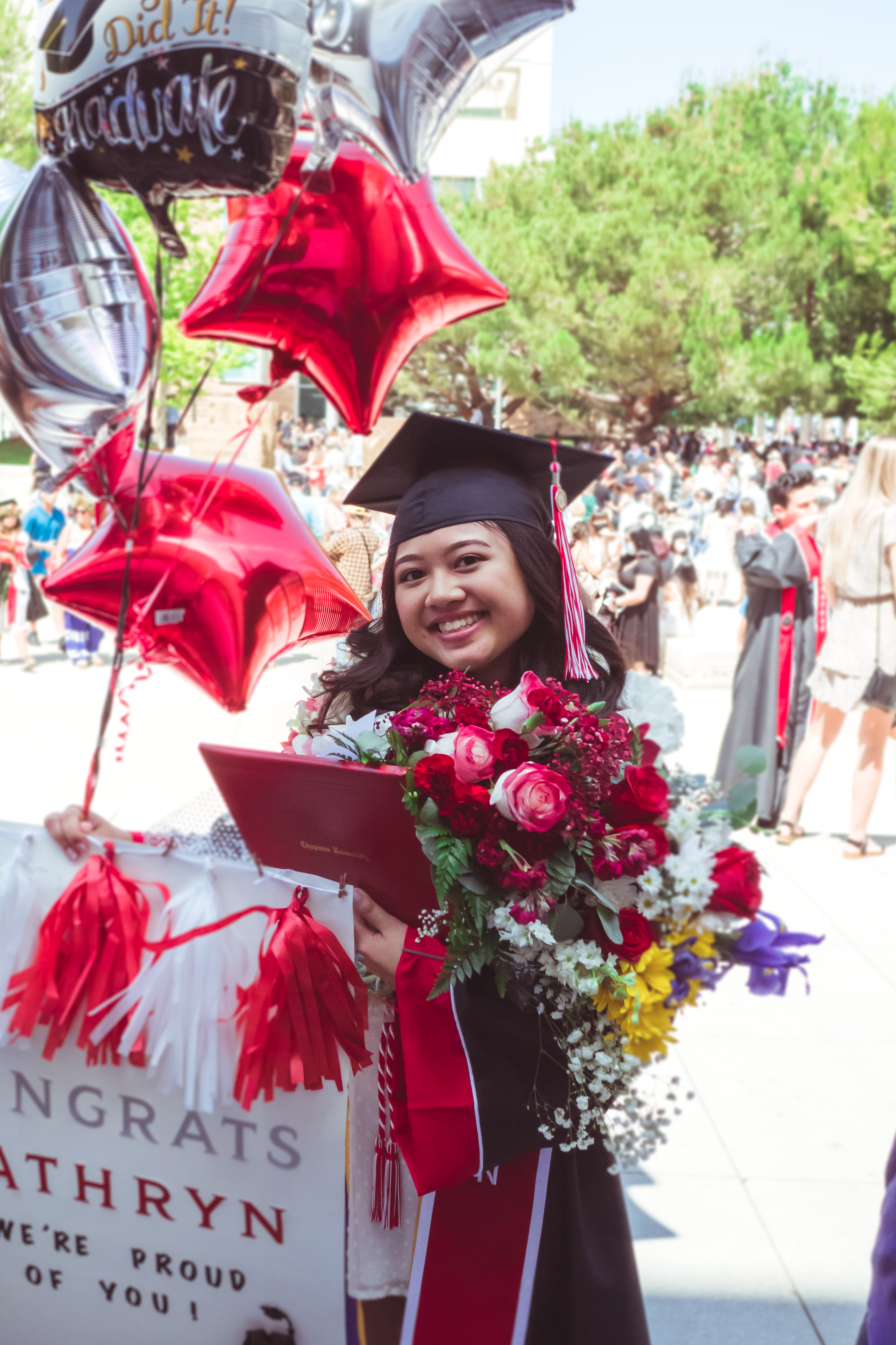 Cathryn Jane Javier graduated magna cum laude from Chapman University in California.