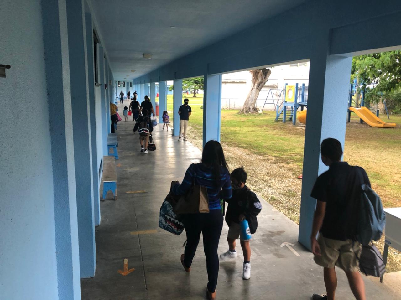 Mount Carmel School welcomed her community members on campus on Thursday, Aug.12, 2021.