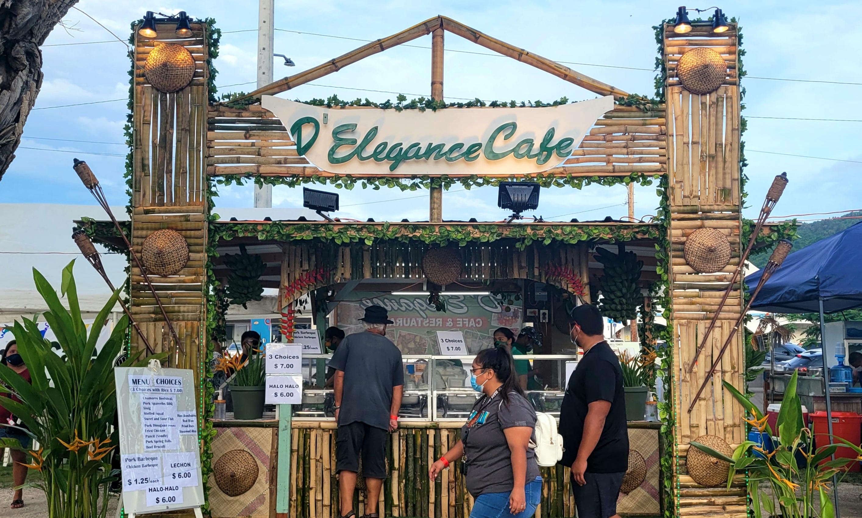 D'Elegance Cafe placed third in this year's festival vendor booth competition.