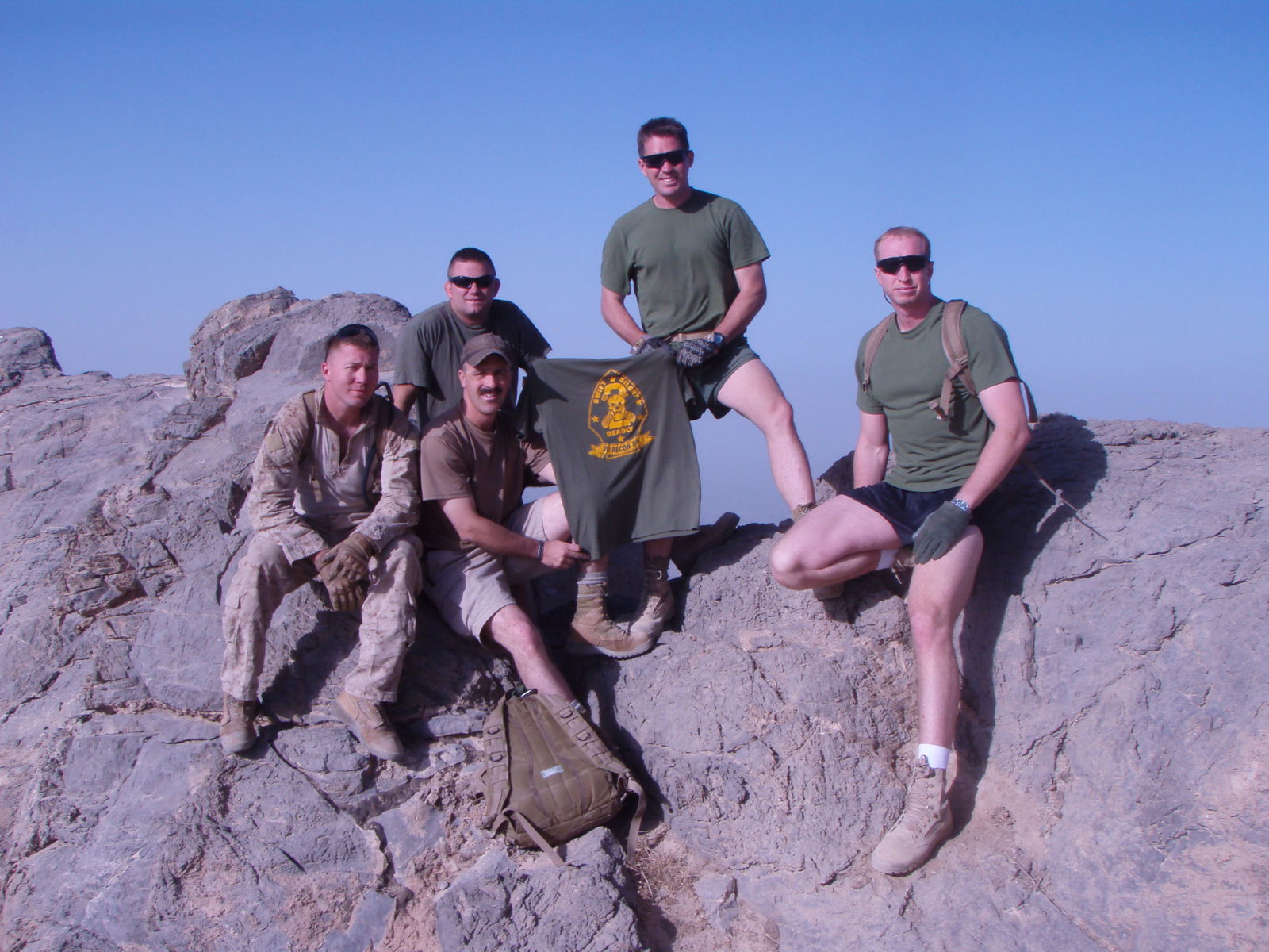 Marines from the Reconnaissance Detachment of the 2d Marine Expeditionary Brigade, in Kandahar, Afghanistan, 2009.