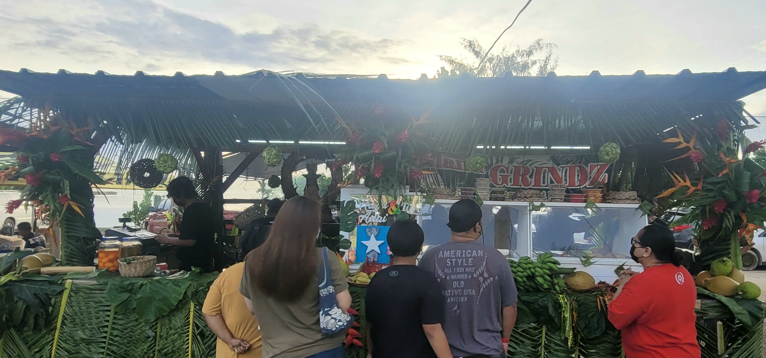 Island Grindz won second prize in this year's festival vendor booth competition.