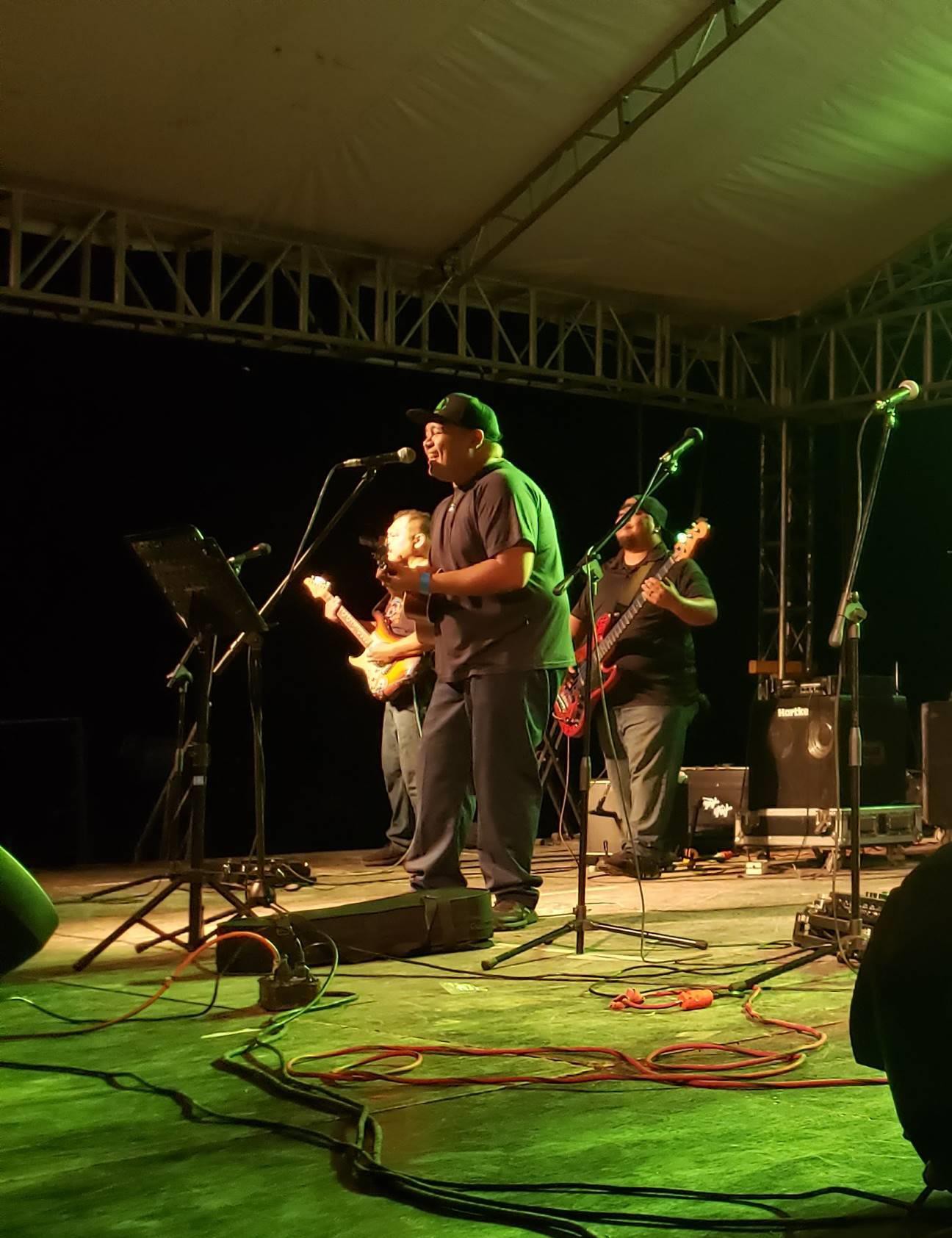 Sugar King wins first place in the Battle of the Bands at the Marianas Visitors Authority’s Hafa Adai & Tirow Summer Jam on July 31, 2021.