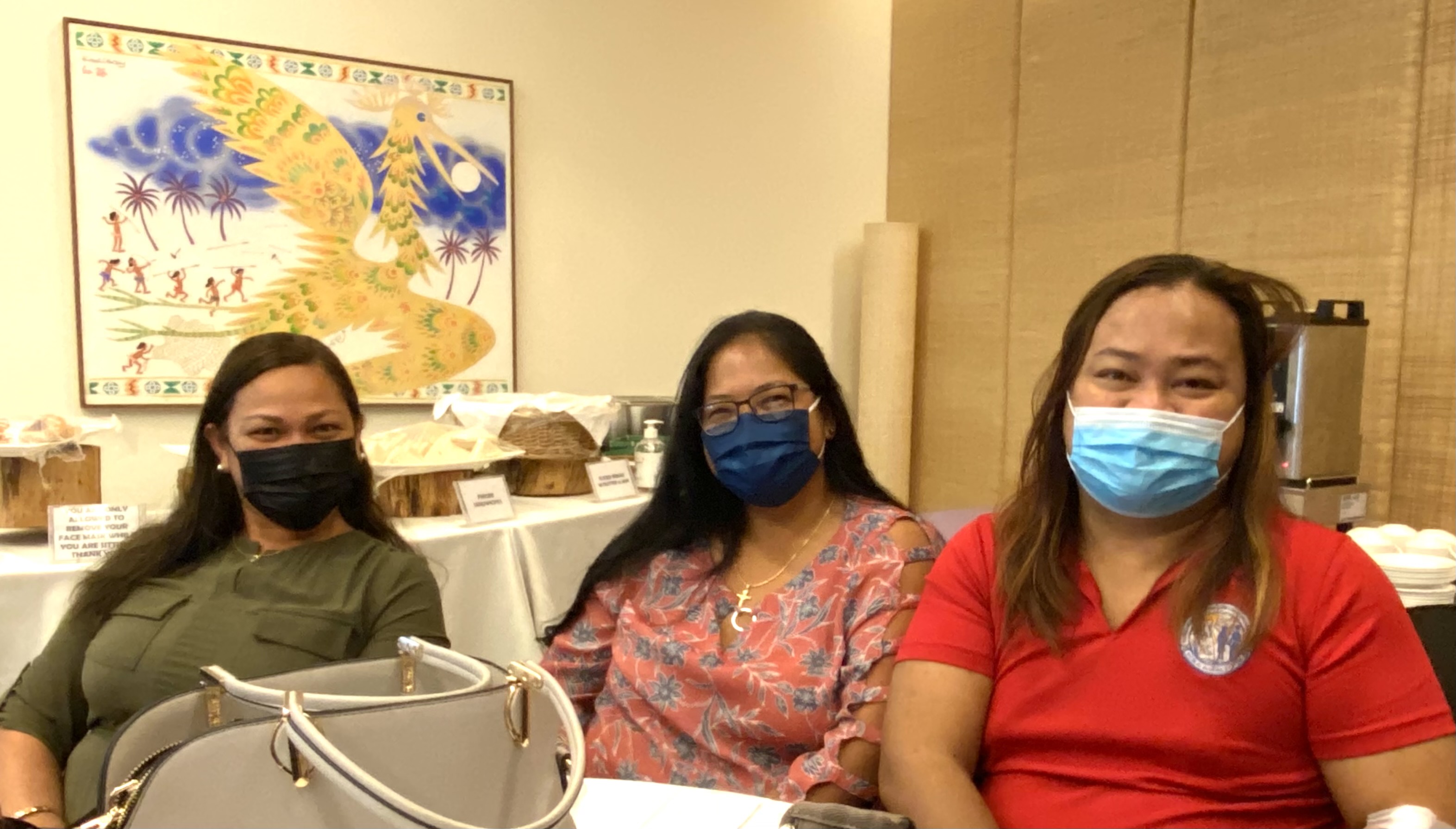 Special Education Program’s Lucille Deleon Guerrero and Nora Fujihira, and PSS-ARE’s Shawna Indalecio.