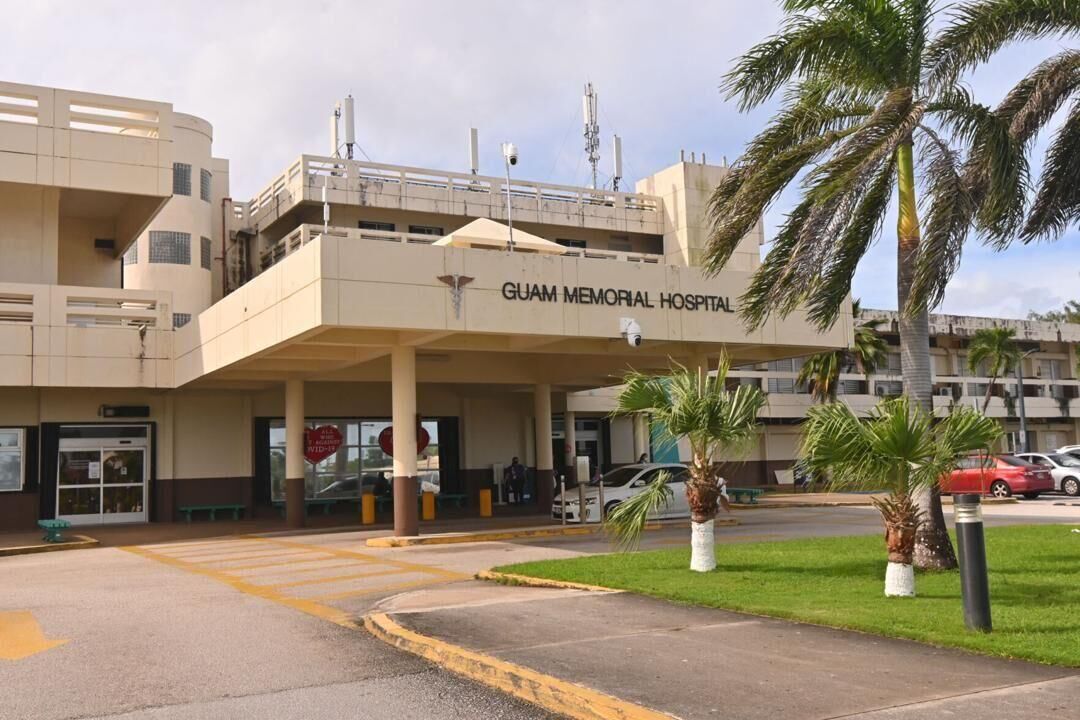The Guam Memorial Hospital, seen in this Sept. 13 photo, recorded Guam’s 183rd and 184th Covid-19-related fatalities.
