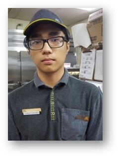 McDonald's Employee of 2nd QuarterChristopher Loyd Bantolino, Garapan Store