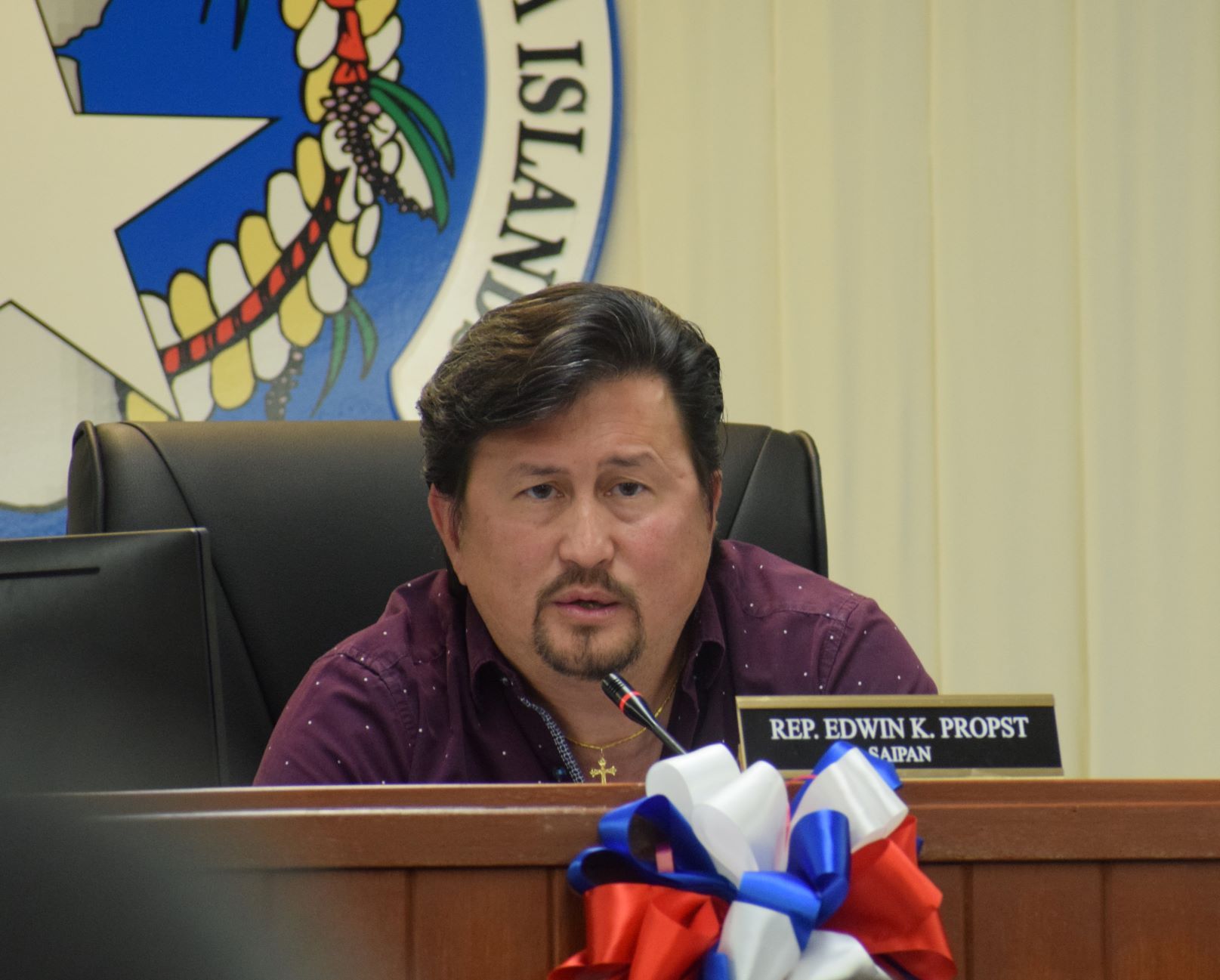 House Gaming Committee Chairman Edwin Propst asks a question during a committee meeting on Sept. 17, 2021 in the House chamber.