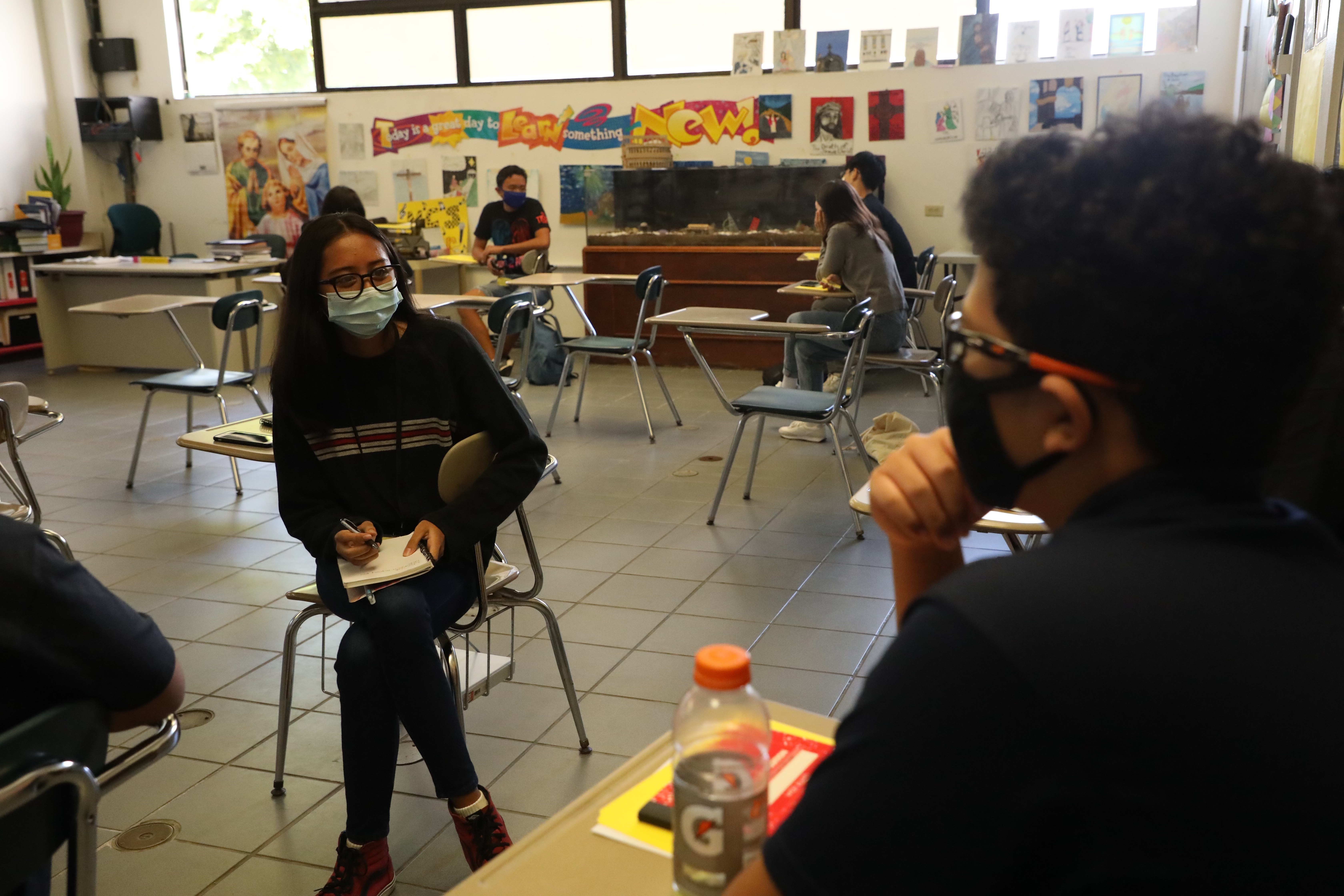 MCS student leaders shared ideas on effective student activities during the reinstated Student Leadership Retreat.