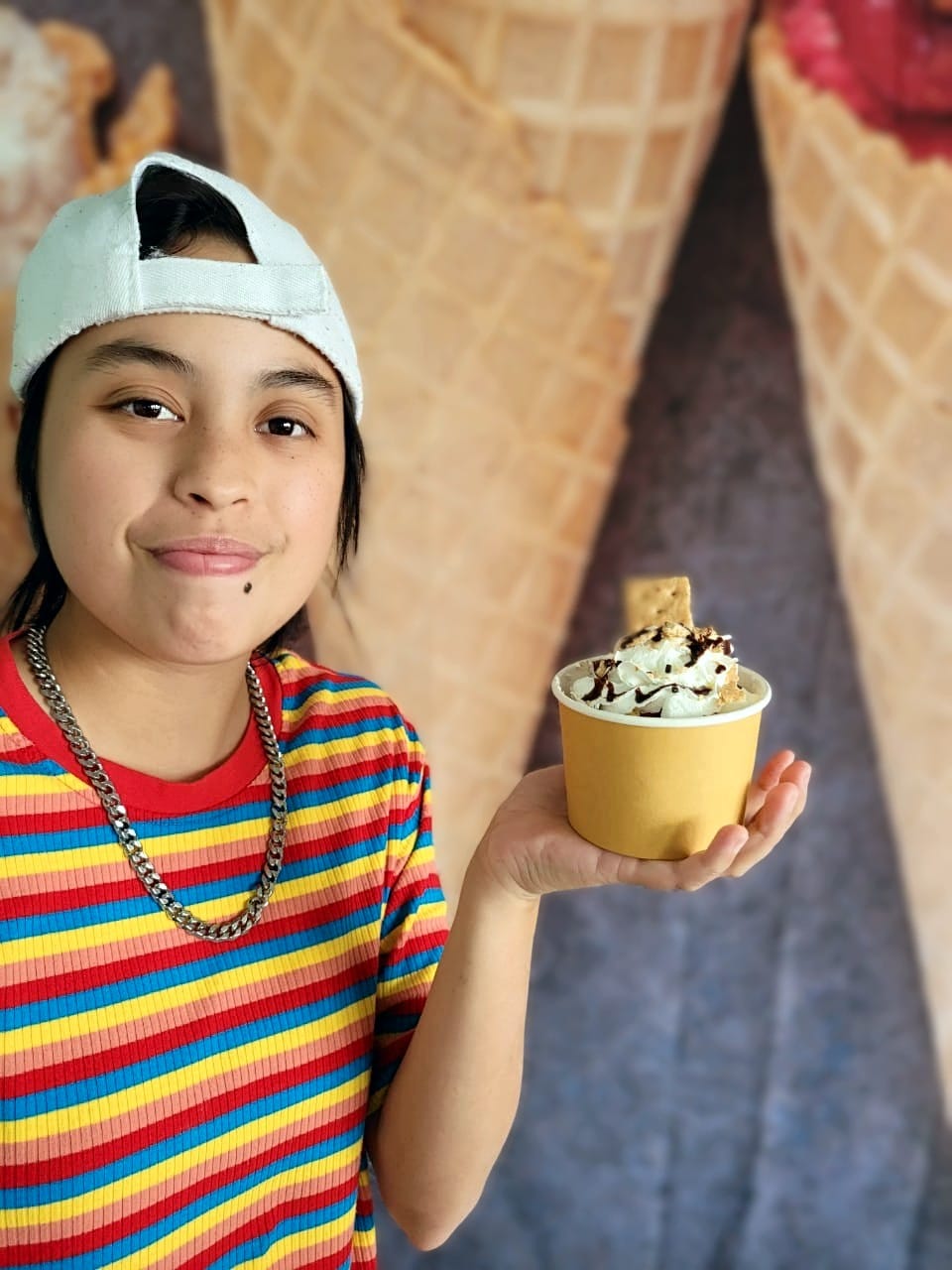 Julliah Hofschneider Santos has opened her  “Sweet Fix” Ice Cream Shop on Tinian.