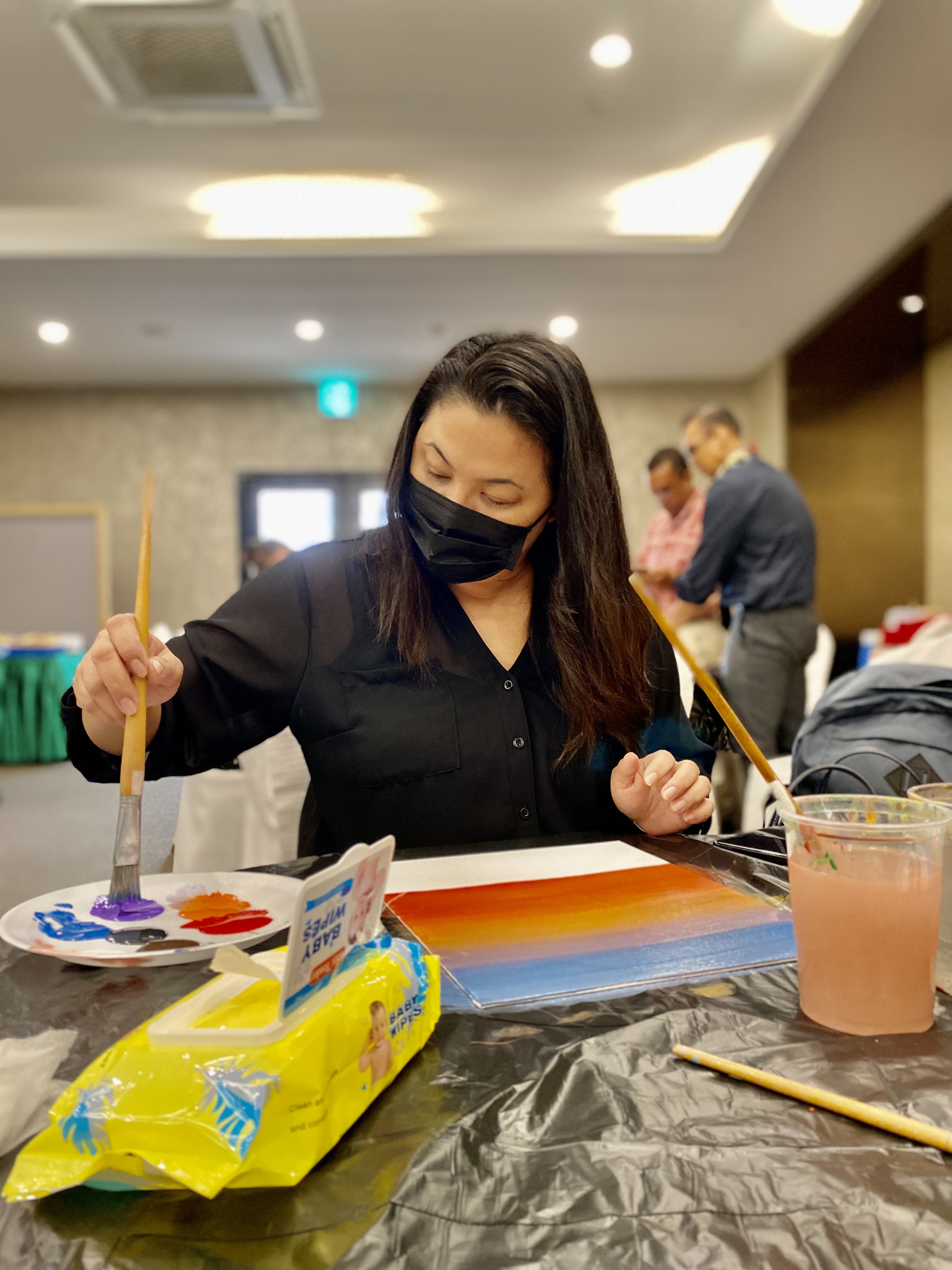 San Vicente Elementary School Principal Paulette Tomokane.