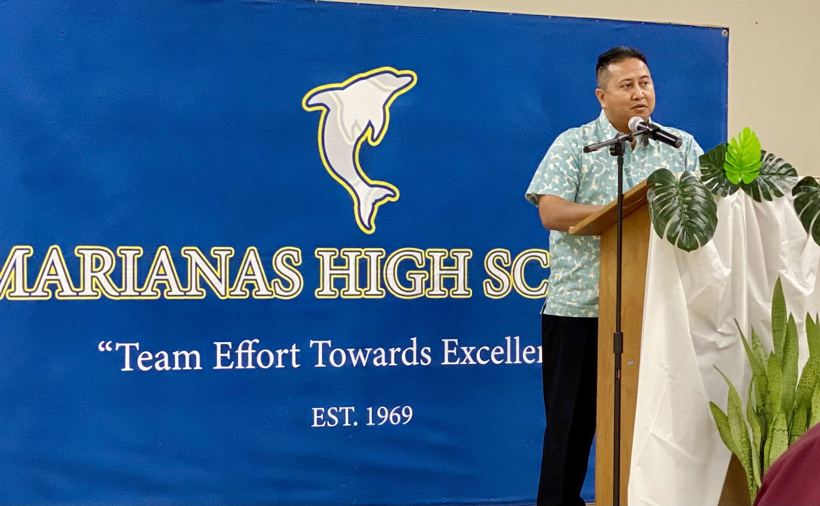 Gov. Ralph DLG Torres lauds the Public School System for its “monumental” renewable energy initiative.