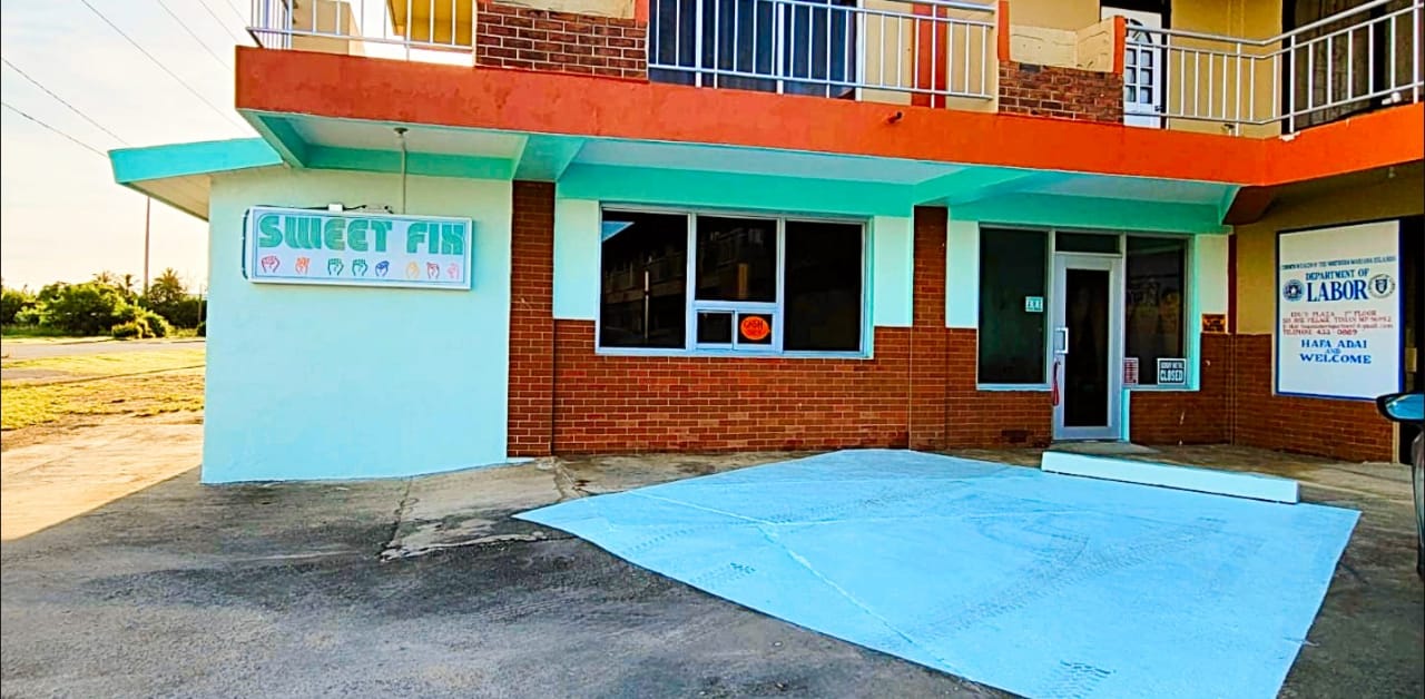 Sweet Fix is located at the Villagomez Building on Tinian.