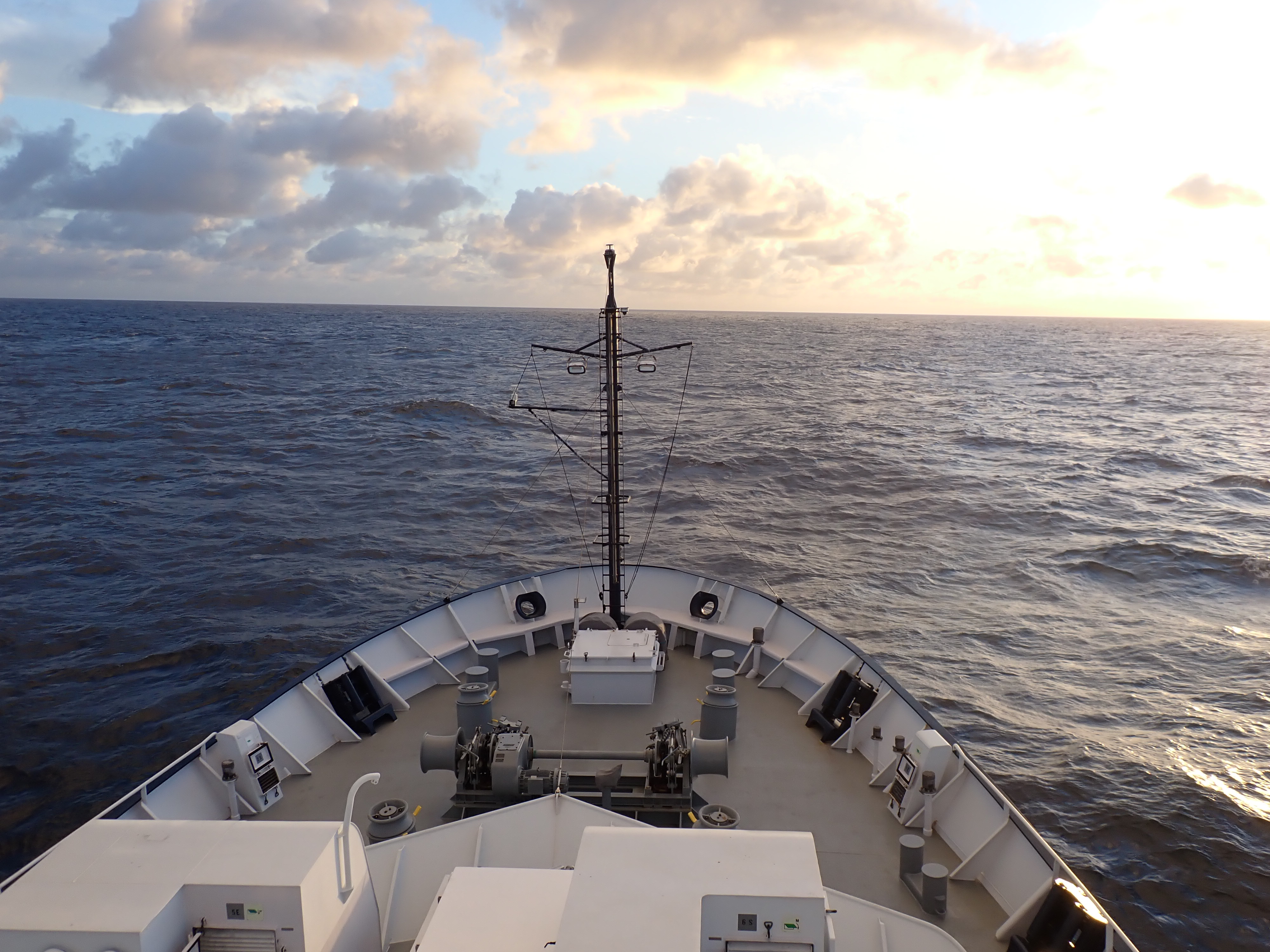 As part of the Artist-at-Sea program, Constance Sartor worked with researchers onboard research vessel Falkor. 