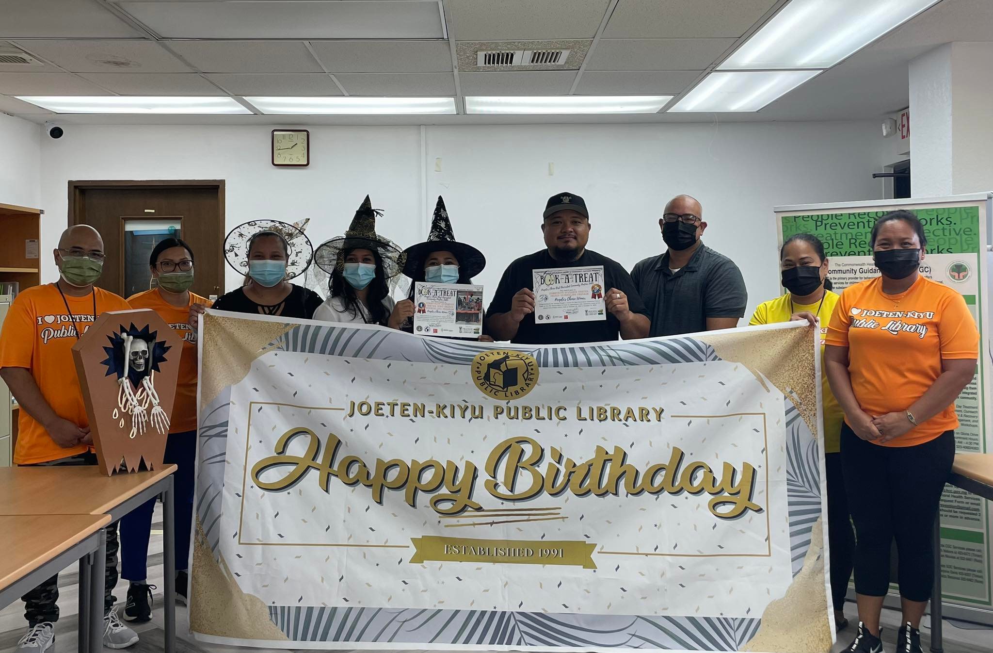 CGC Community Crisis Counseling Program, winner, Book-a-Treat.