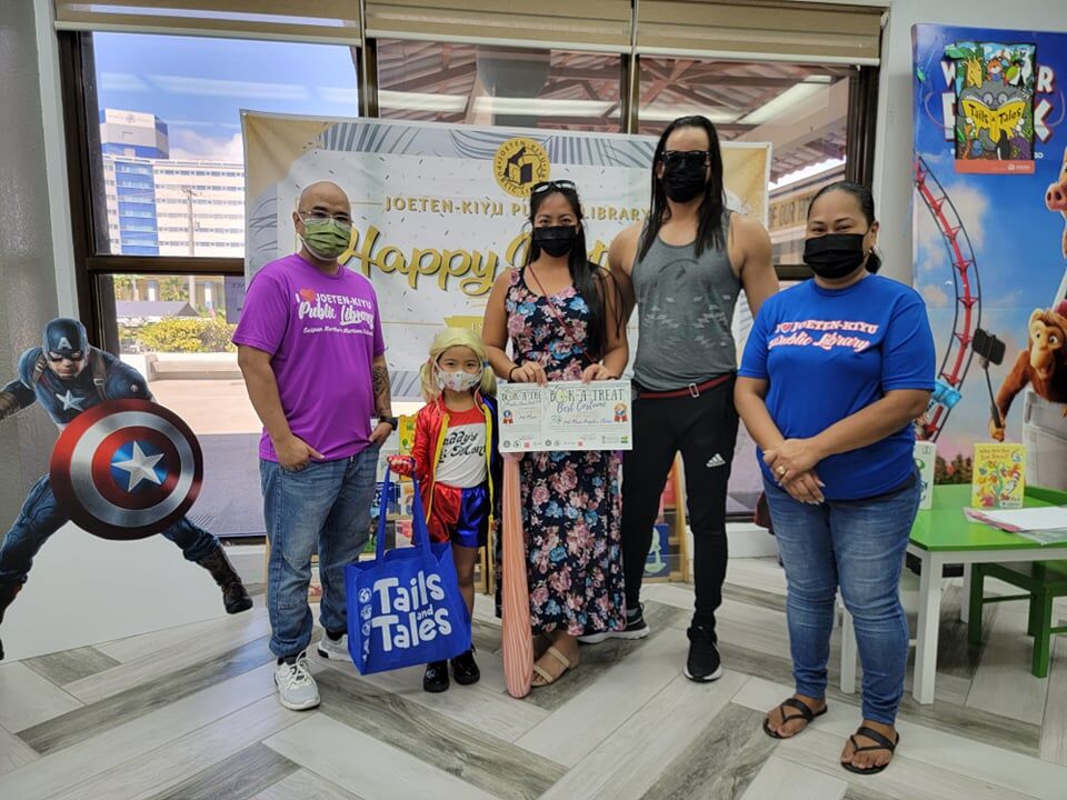 Pedro Ortiz and Catlyn Ortiz, 2nd place Book-a-Treat winners.