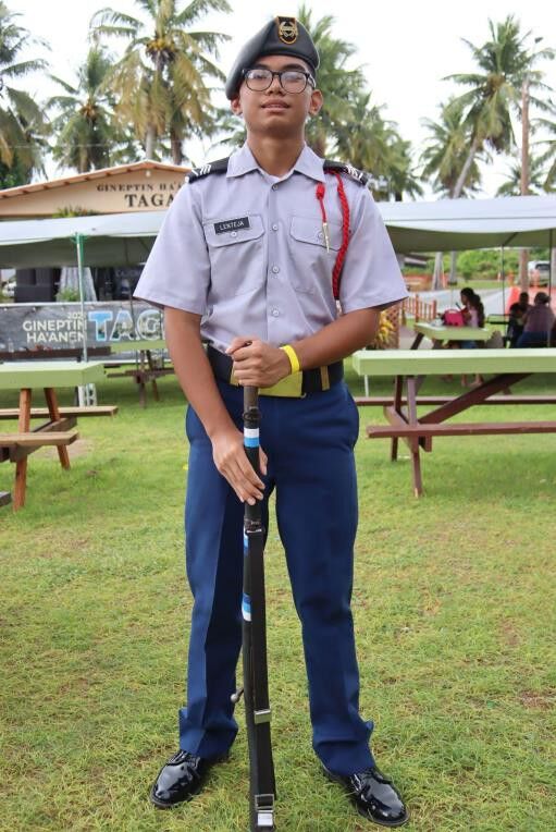 C/SSG Jaedon Lenteja and his rifle.