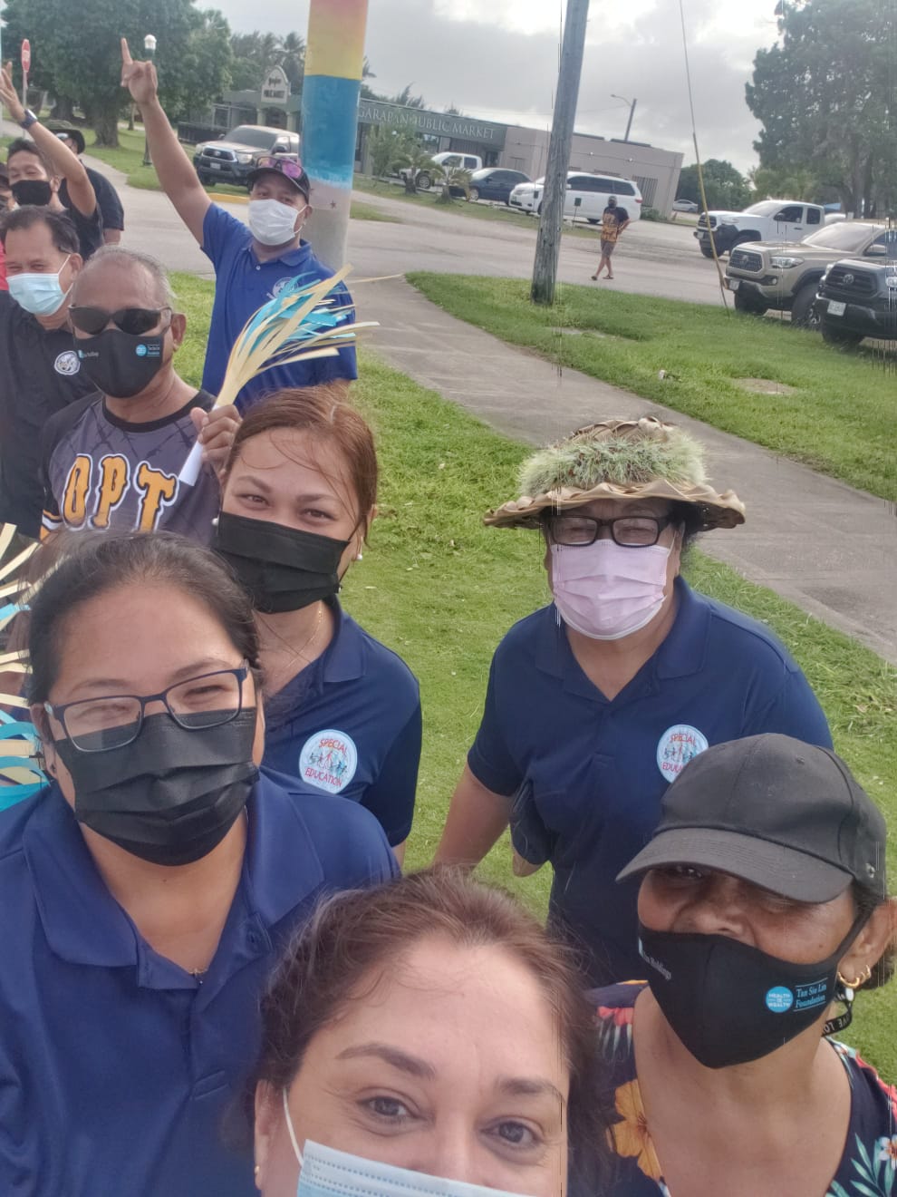 Special Education and Office of Pupil Transportation Programs staff take a group selfie.