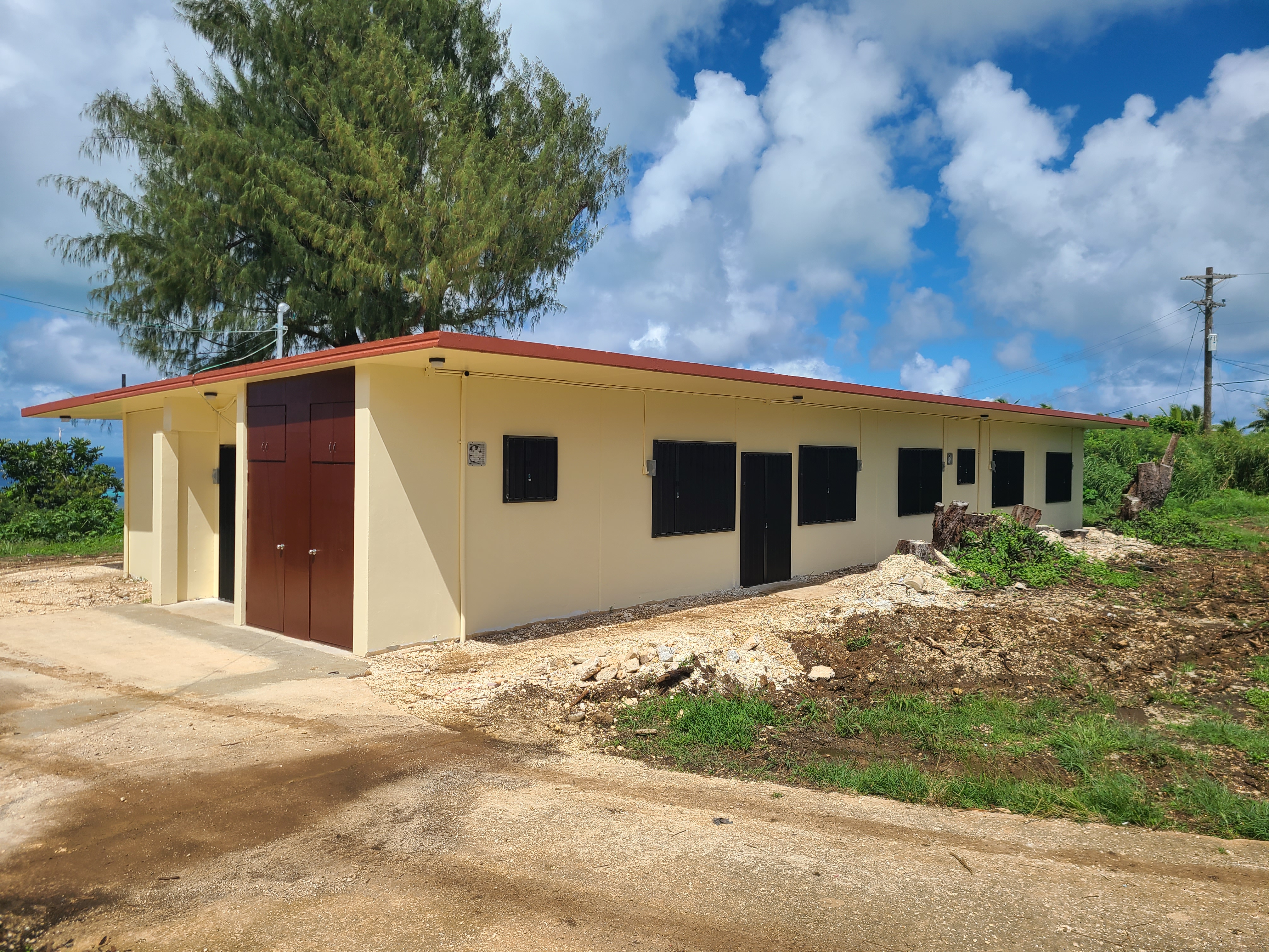 The EMS building: after.