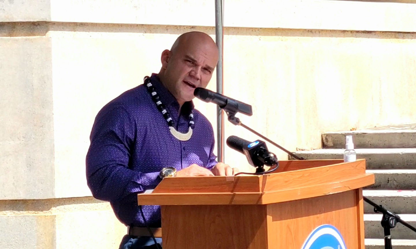 Office of Veterans Affairs Executive Director Stanley T. Iakopo