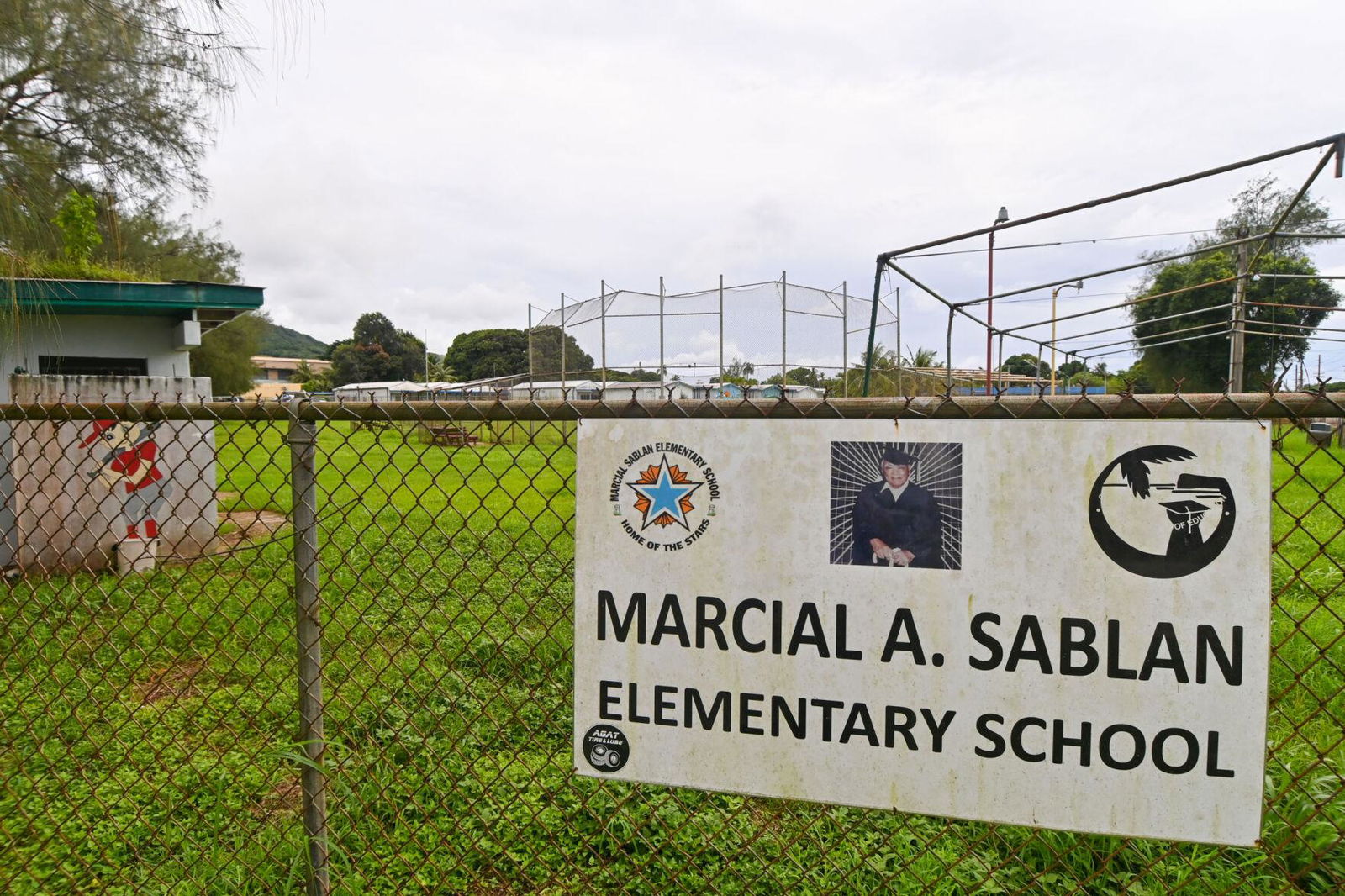 Marcial Sablan Elementary School as seen Oct. 6, 2021 in Hågat, Guam.