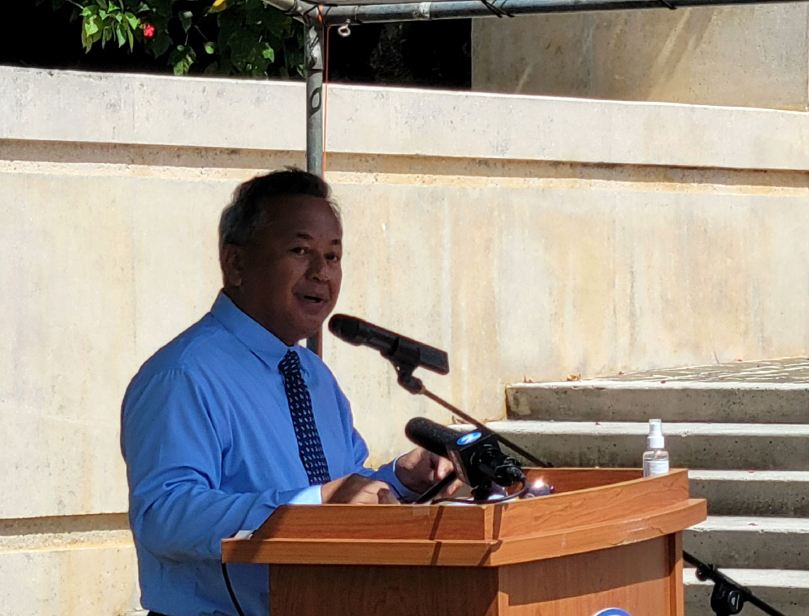 Civilian Aide to the Secretary of the Army Michael S. Sablan