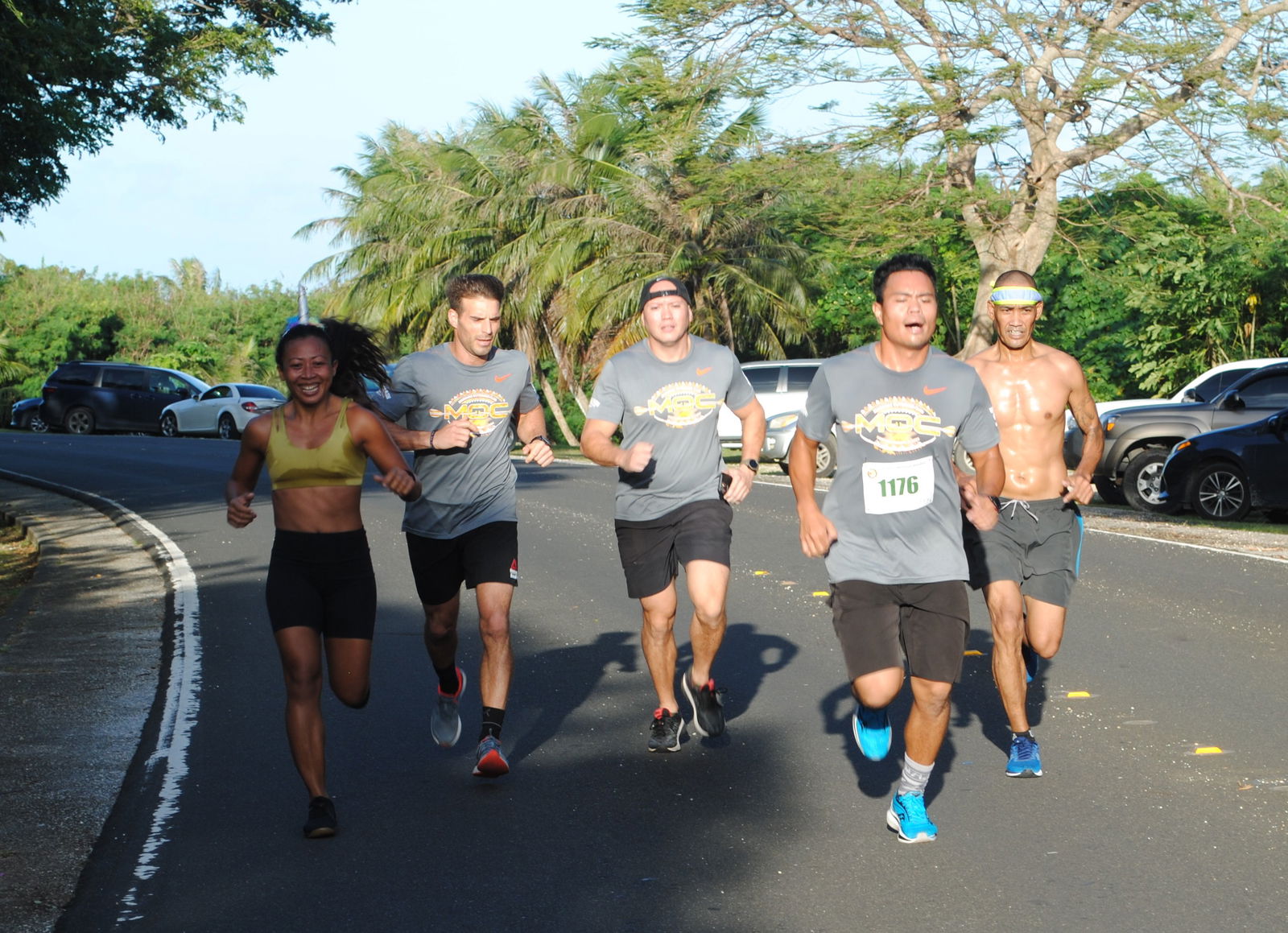 The Team Dark Horse members are already looking forward to the finish line.