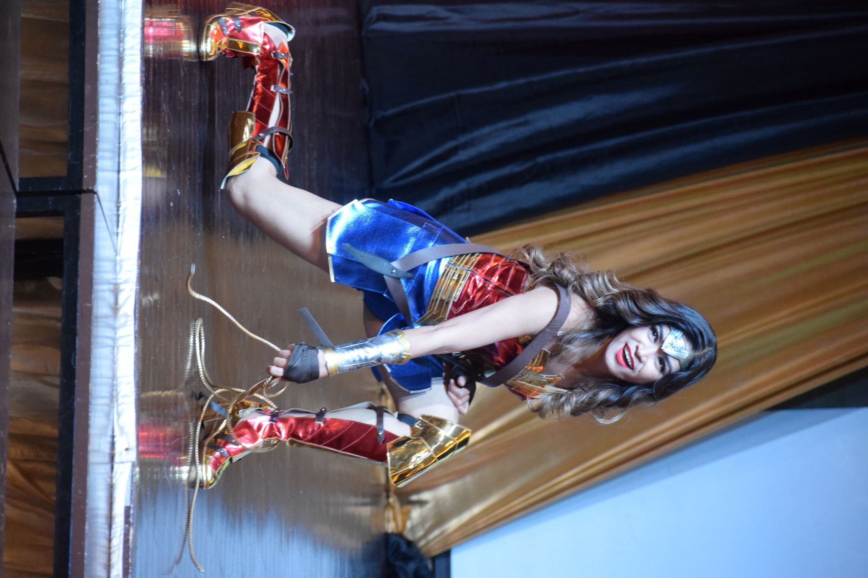 M2 Fitness president Mary Grace Bautista is Wonder Woman.