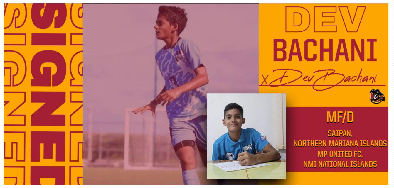 Dev Bachani will be a midfielder/defender for the Park University Buccaneers.