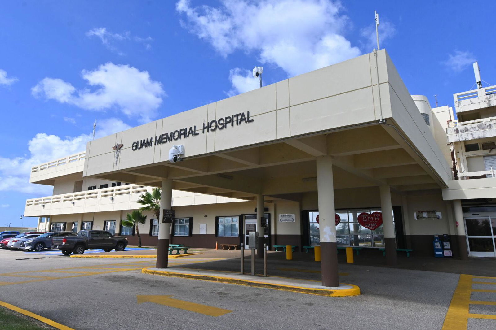 The Joint Information Center reported two more fatalities linked to Covid-19 at Guam Memorial Hospital. The island's only public hospital is shown on Jan. 9, 2022.