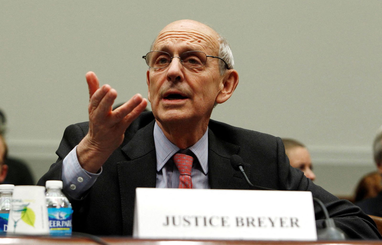 Supreme Court Justice Stephen Breyer on Capitol Hill in Washington, D.C., May 20, 2010.