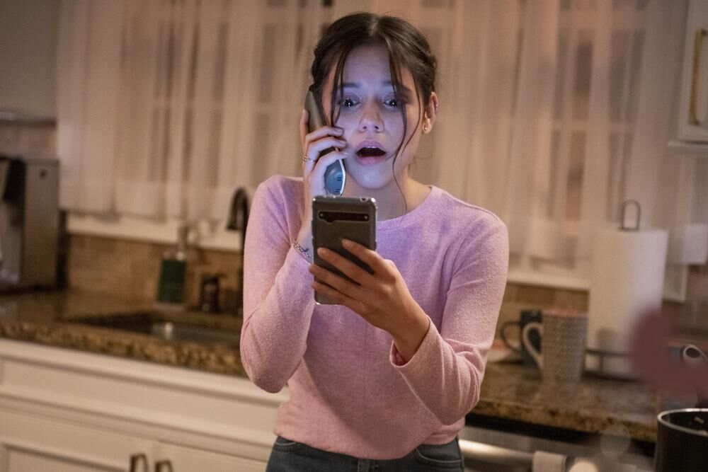 Jenna Ortega in a scene from “Scream.”