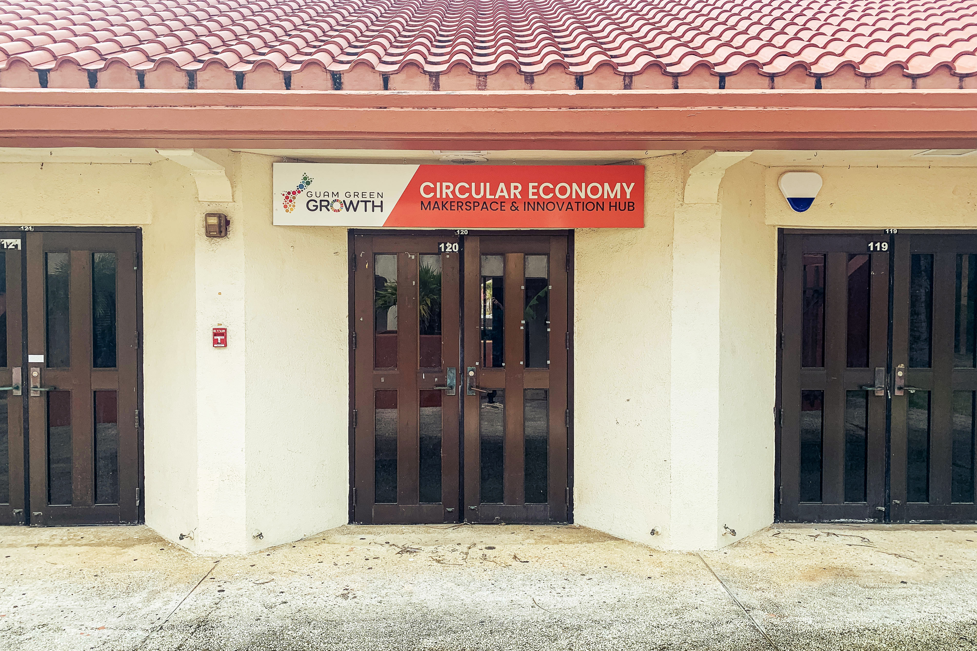 The Guam Green Growth Circular Economy Makerspace and Innovation Hub is located at CHamoru Village in Hagåtña.