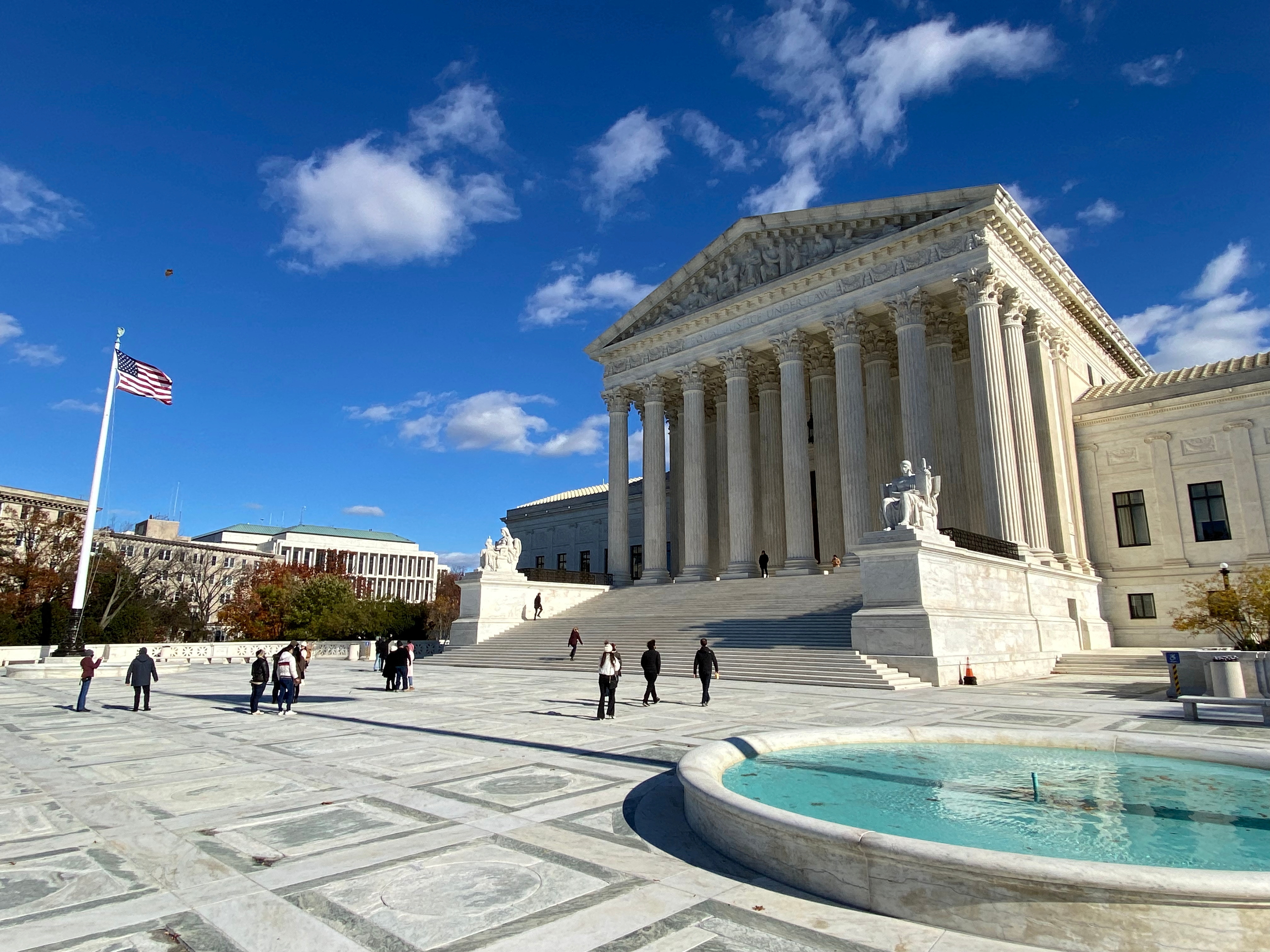 A general view of the U.S. Supreme Court building in Washington, D.C., Nov. 26, 2021.