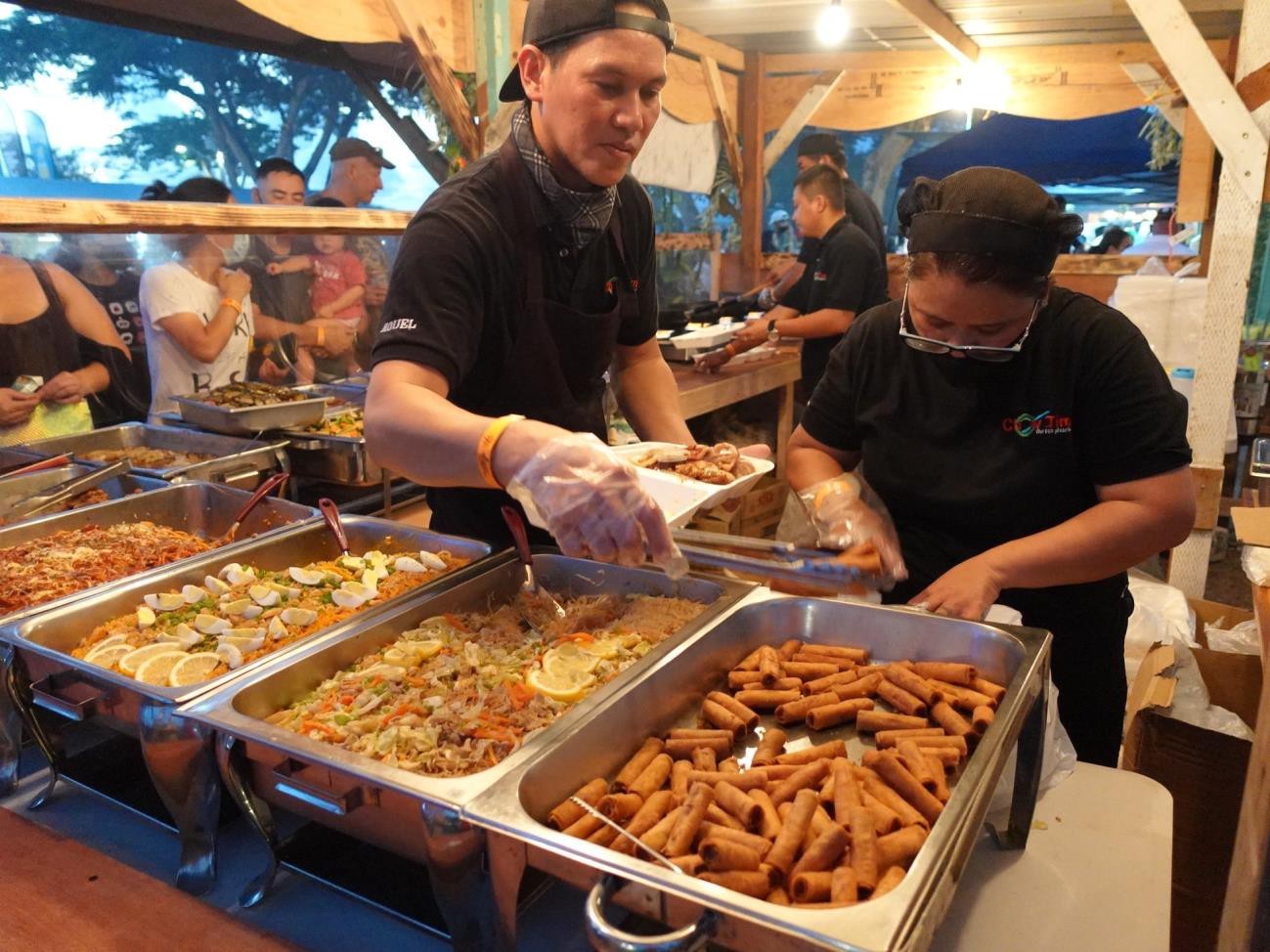 Chow Time was one of 20 food and drink vendors at the Taste of the Marianas International Food Festival & Beer Garden on Aug. 27-29, 2021 on Saipan.  