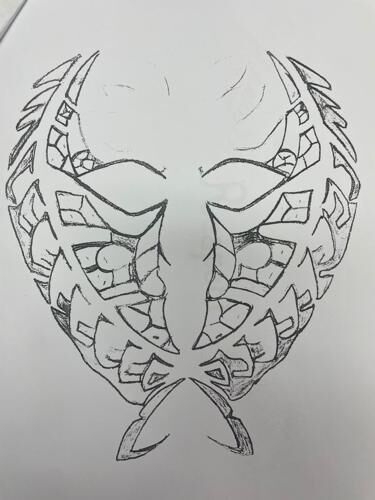 The second tattoo on the unidentified victim’s body looks like this.