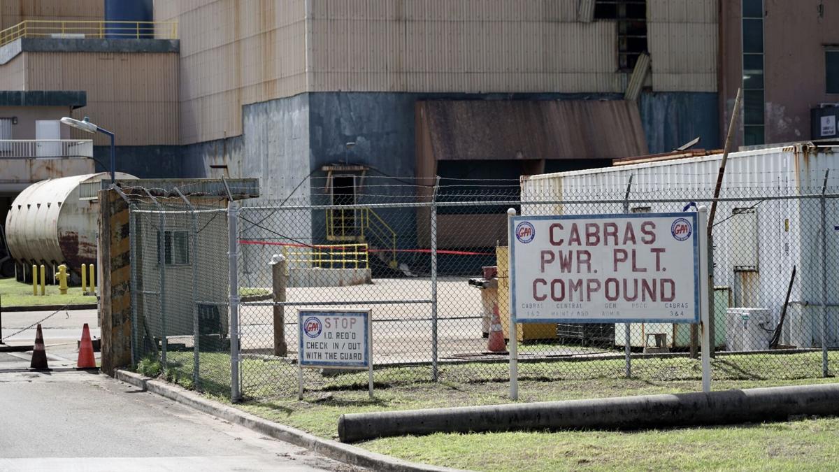 The Cabras Power Plant in Piti is seen Friday morning after a boiler in Cabras 1 exploded.