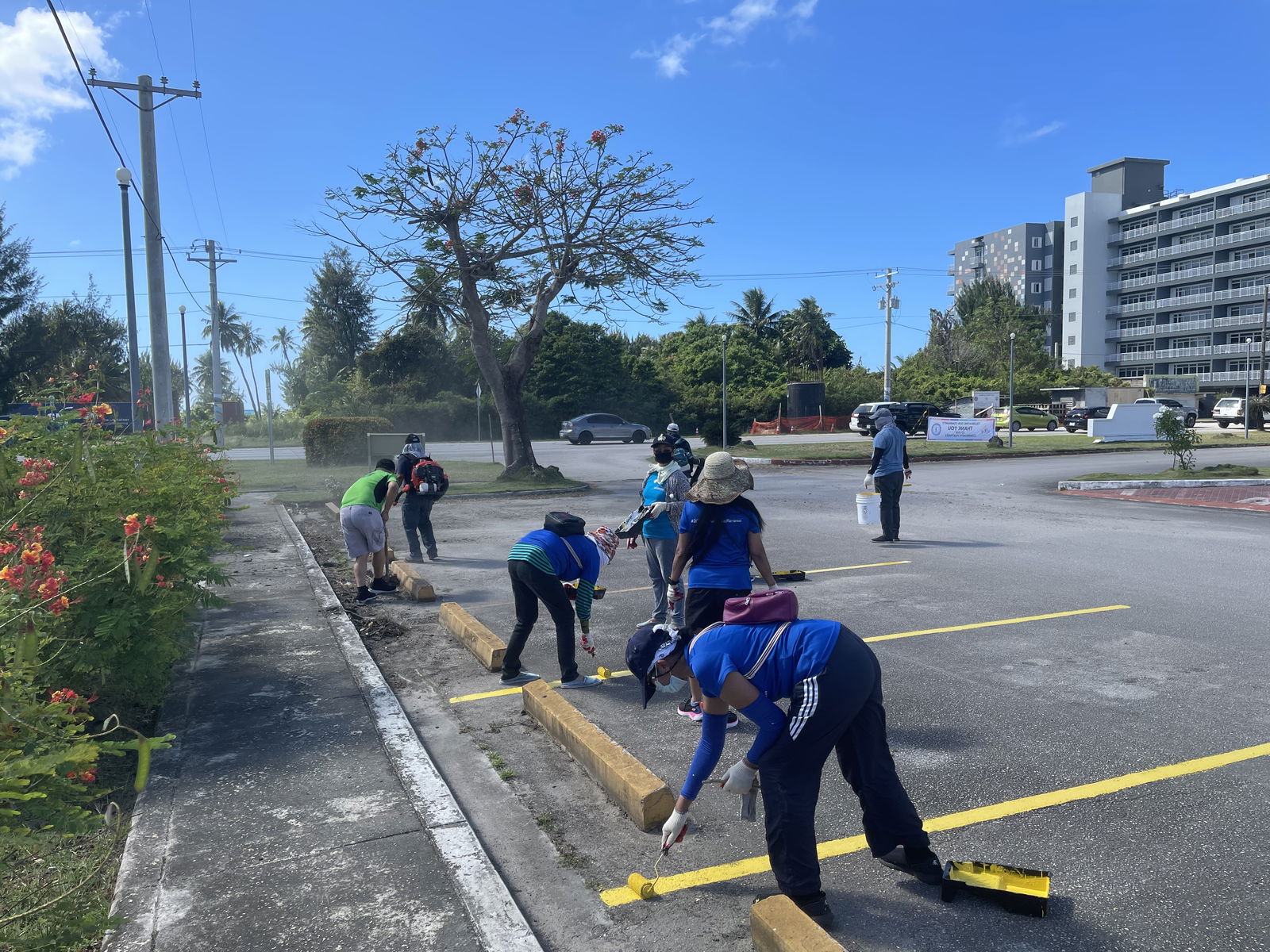The Our Lady of Mount Carmel's parking lot and curbs got an overdue facelift by volunteers on Jan. 30. Before and after pictures can be found on GCEA’s Facebook page (@cnmieconomy).
