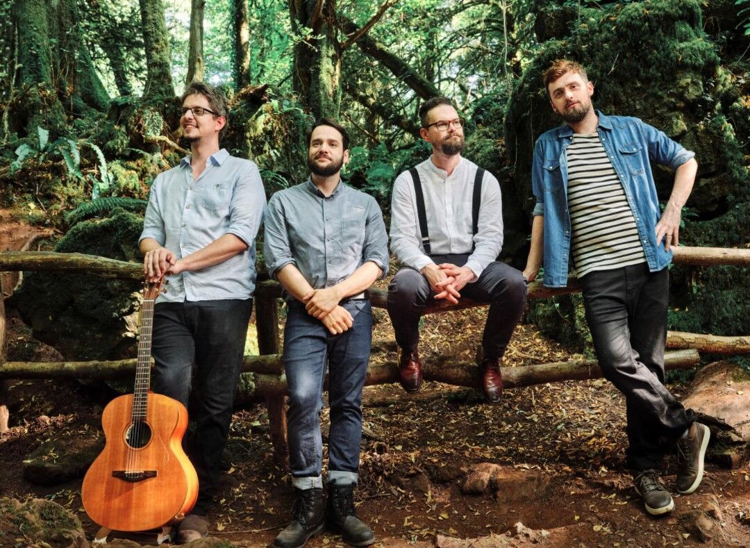 The Longest Johns pose for a photo in Bristol, Britain on Sept. 7, 2021.