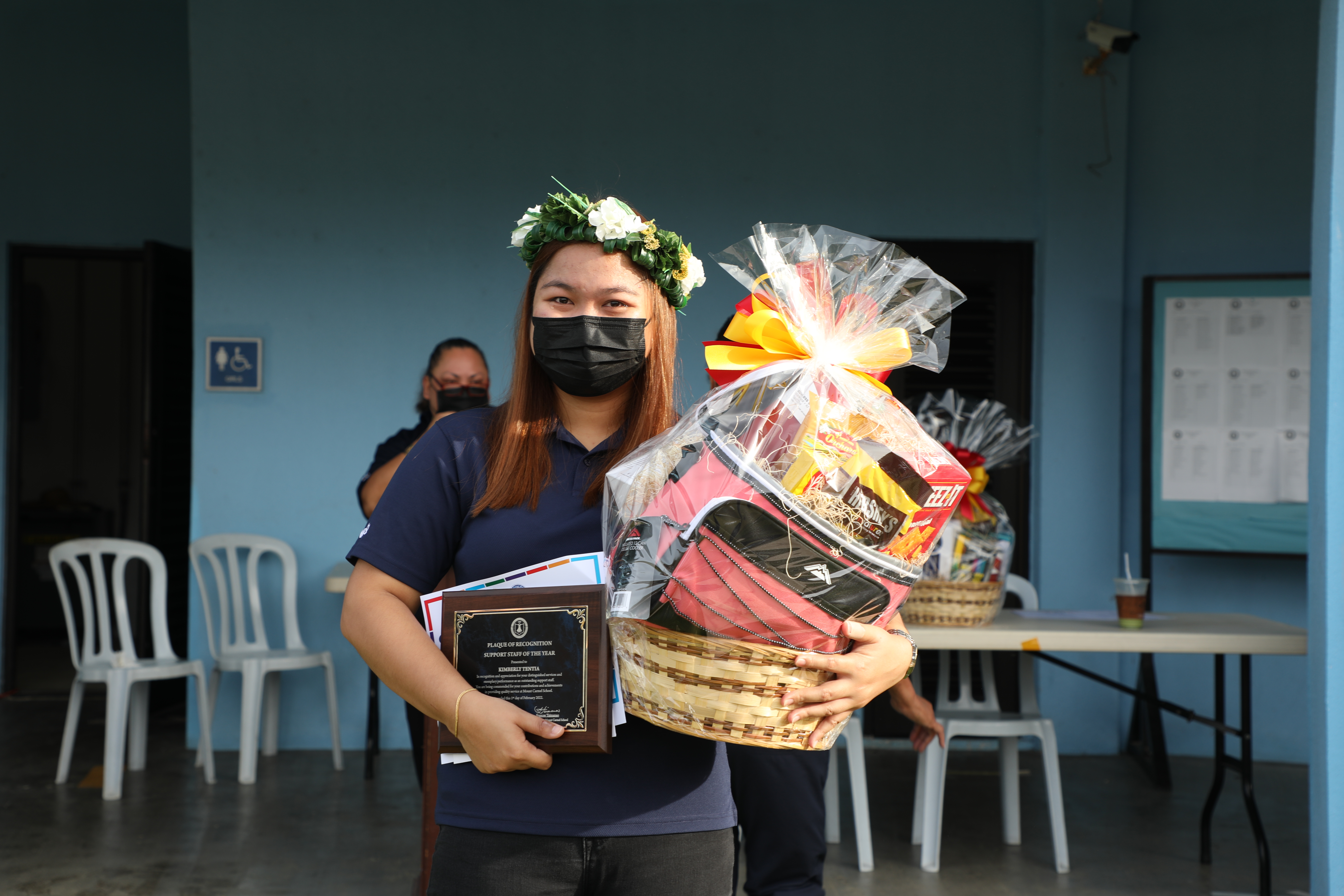 Ms. Kimberly Tentia is Mount Carmel School's 2021-2022 Support Staff of the Year.