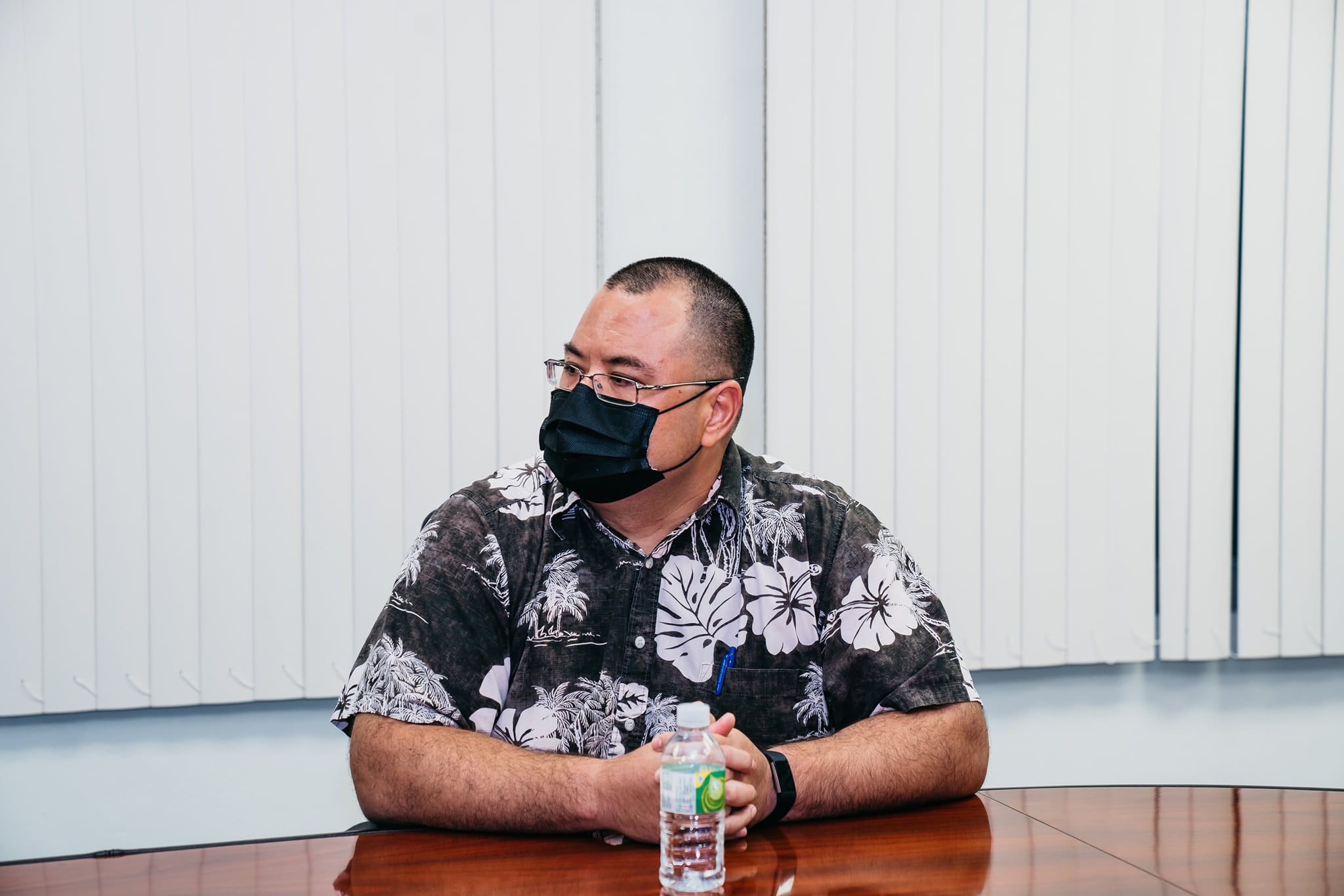 Speaker Edmund S. Villagomez attends an official event in the governor’s conference room in this file photo.