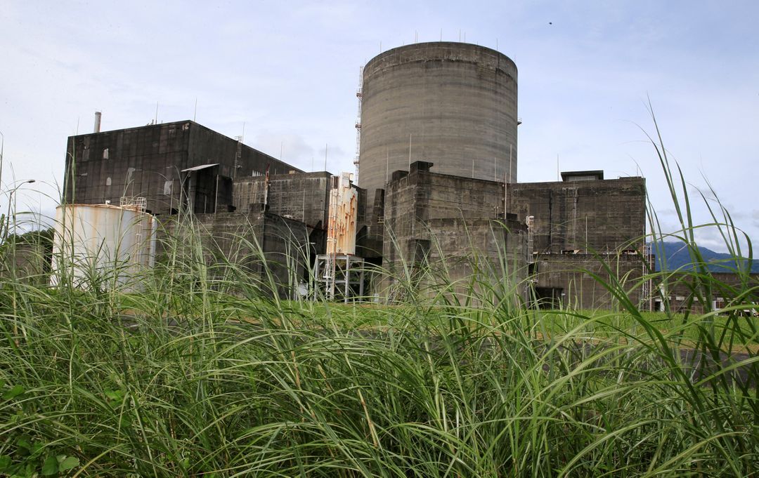 The Bataan Nuclear Power Plant  is seen during a media tour in Morong town, Bataan province, the Philippines on Sept. 16, 2016.