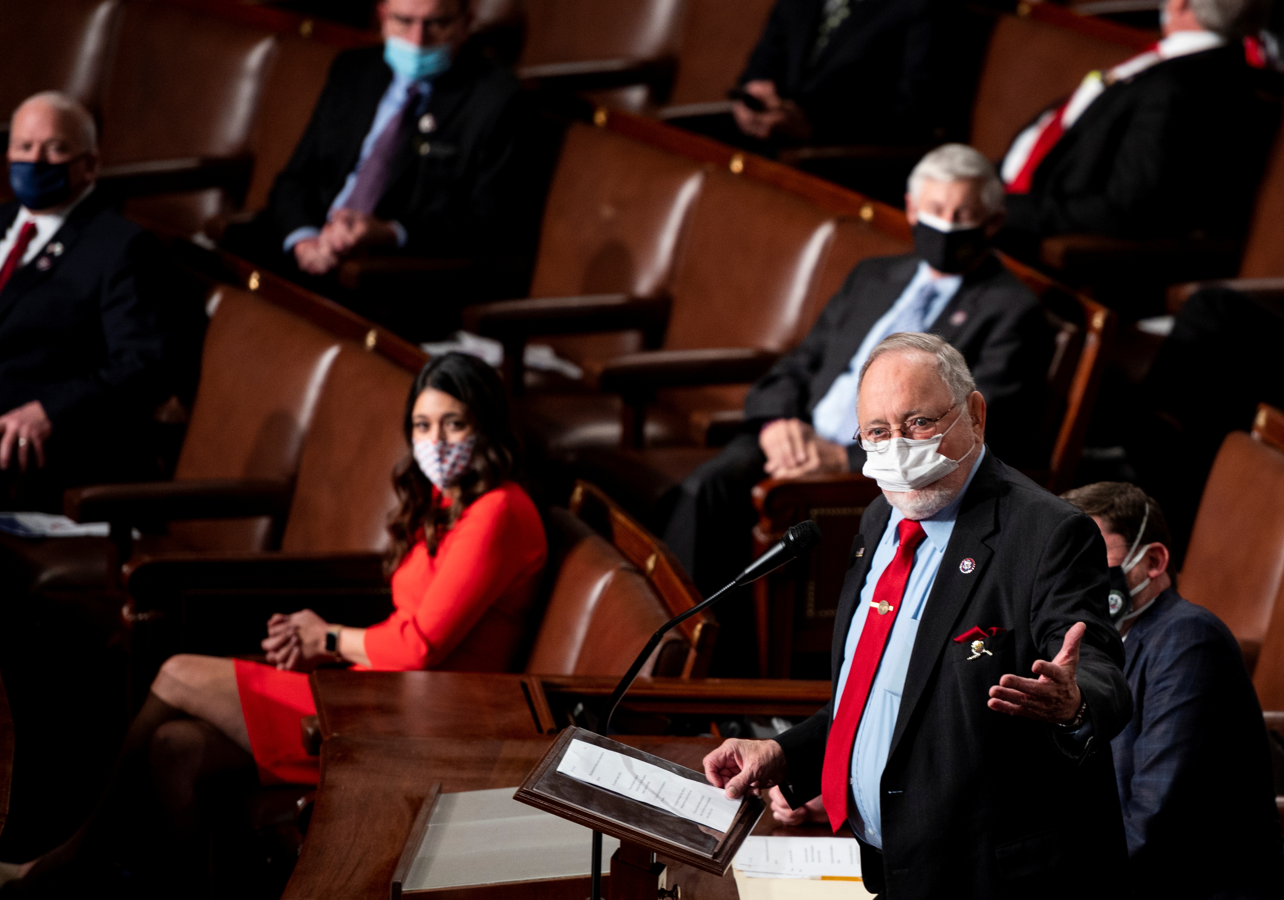 U.S. Rep. Don Young, R-Alaska, speaks on the opening day of the 117th Congress at the U.S. Capitol in Washington, D.C., Jan. 3, 2021.