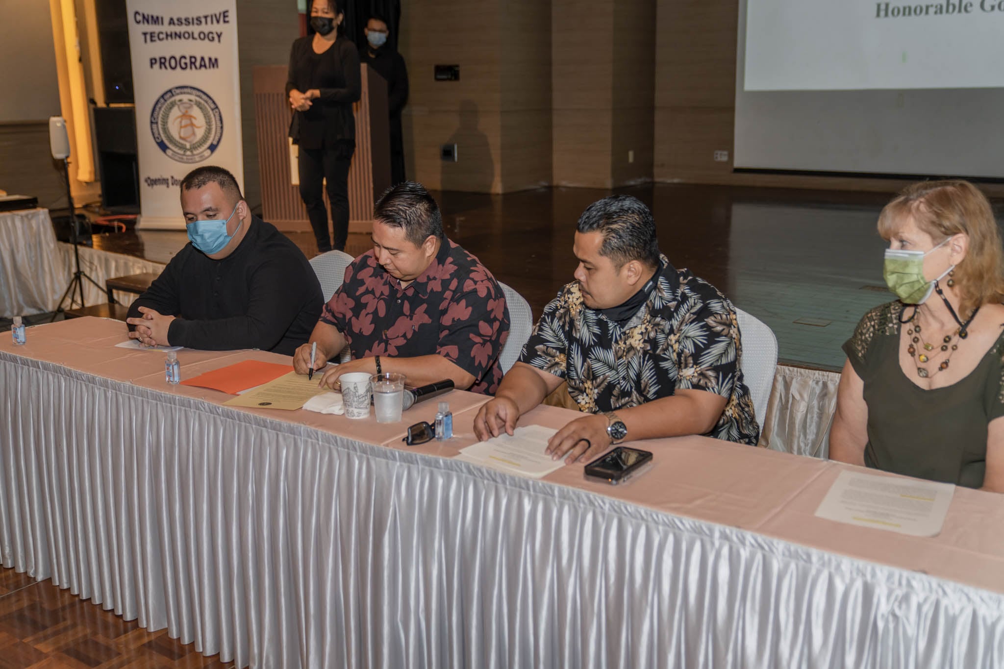 Gov. Ralph DLG Torres signs a proclamation designating March as Developmental and Employment Awareness Month.