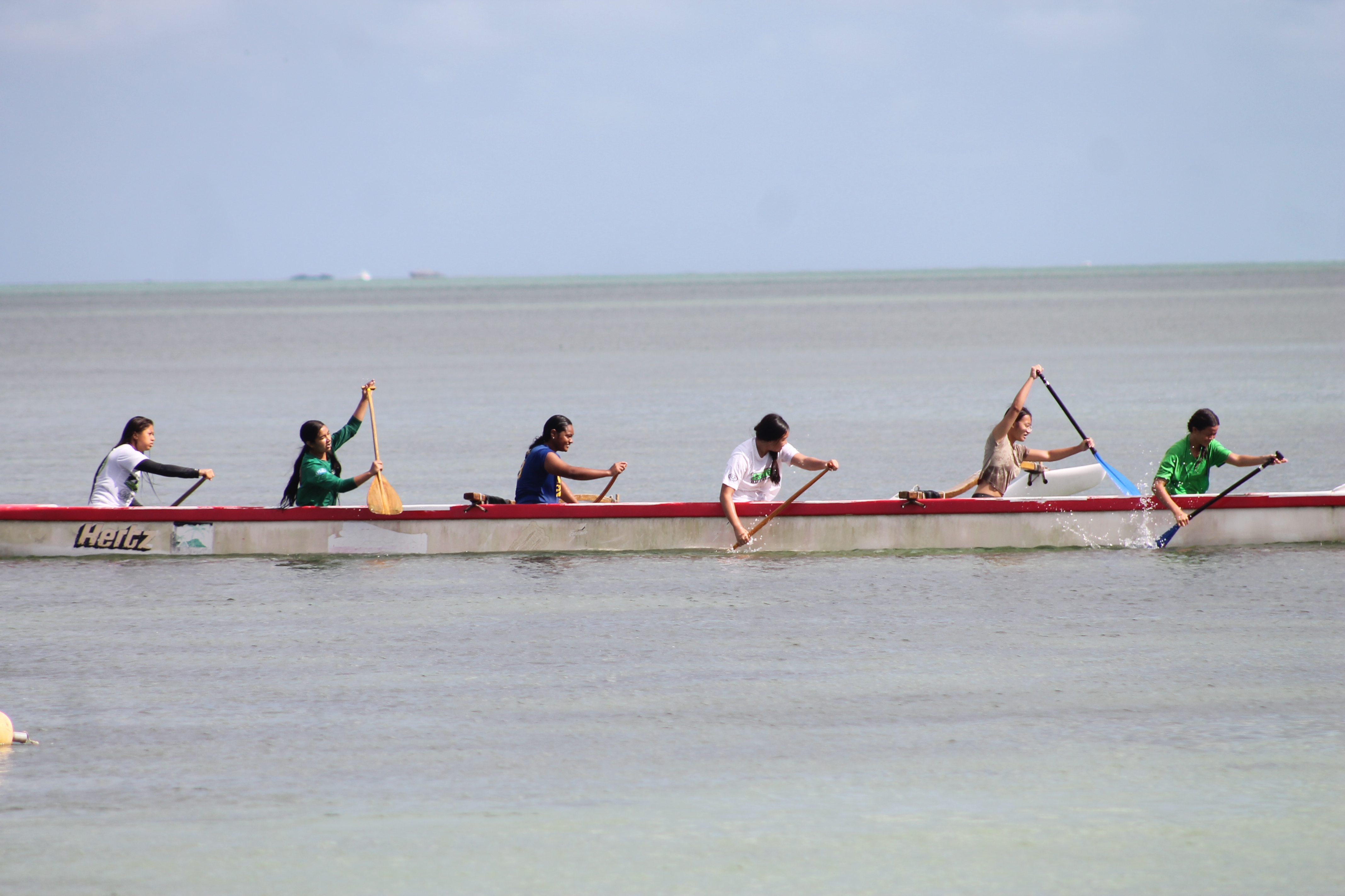 SSHS topped the 500m event of the PSS Interscholastic High School Outrigger Race series at Kilili Beach.