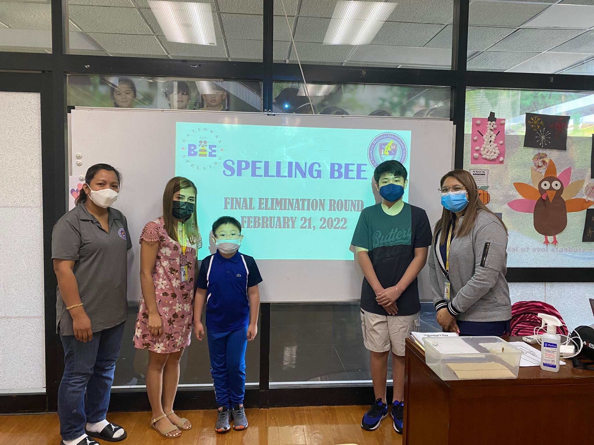 Best of luck Sean Troy Mateo, 7th grade, Northern Marianas International School primary speller, and Maverick Lo Yamanaka, 2nd grade, NMIS alternate speller! Sean and Maverick will represent NMIS at the 2022 Regional Spelling Bee on March 12, 2022 at Tiyan High School Gym in Guam.